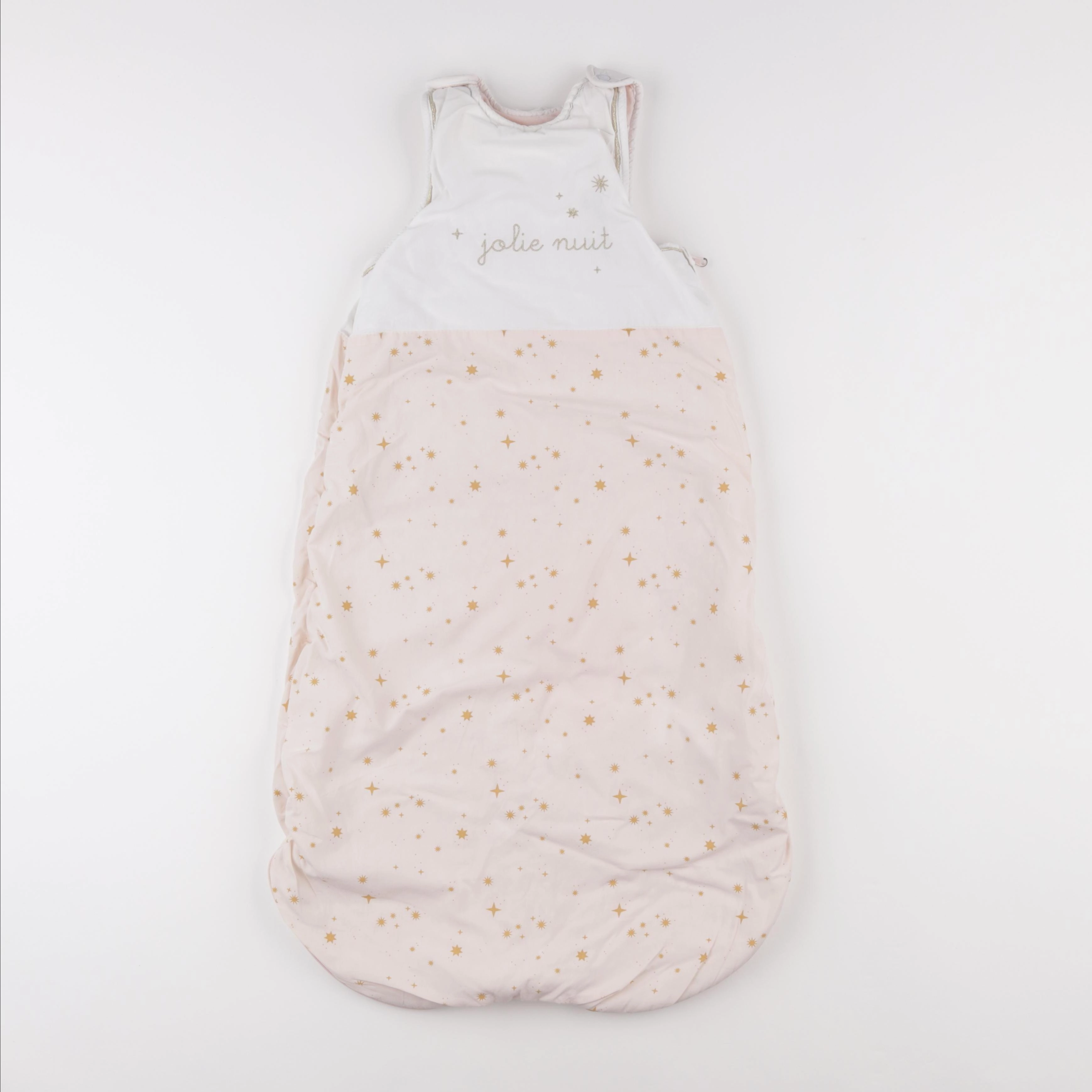 Vertbaudet - gigoteuse TOG 3 blanc, rose - 6/18 mois