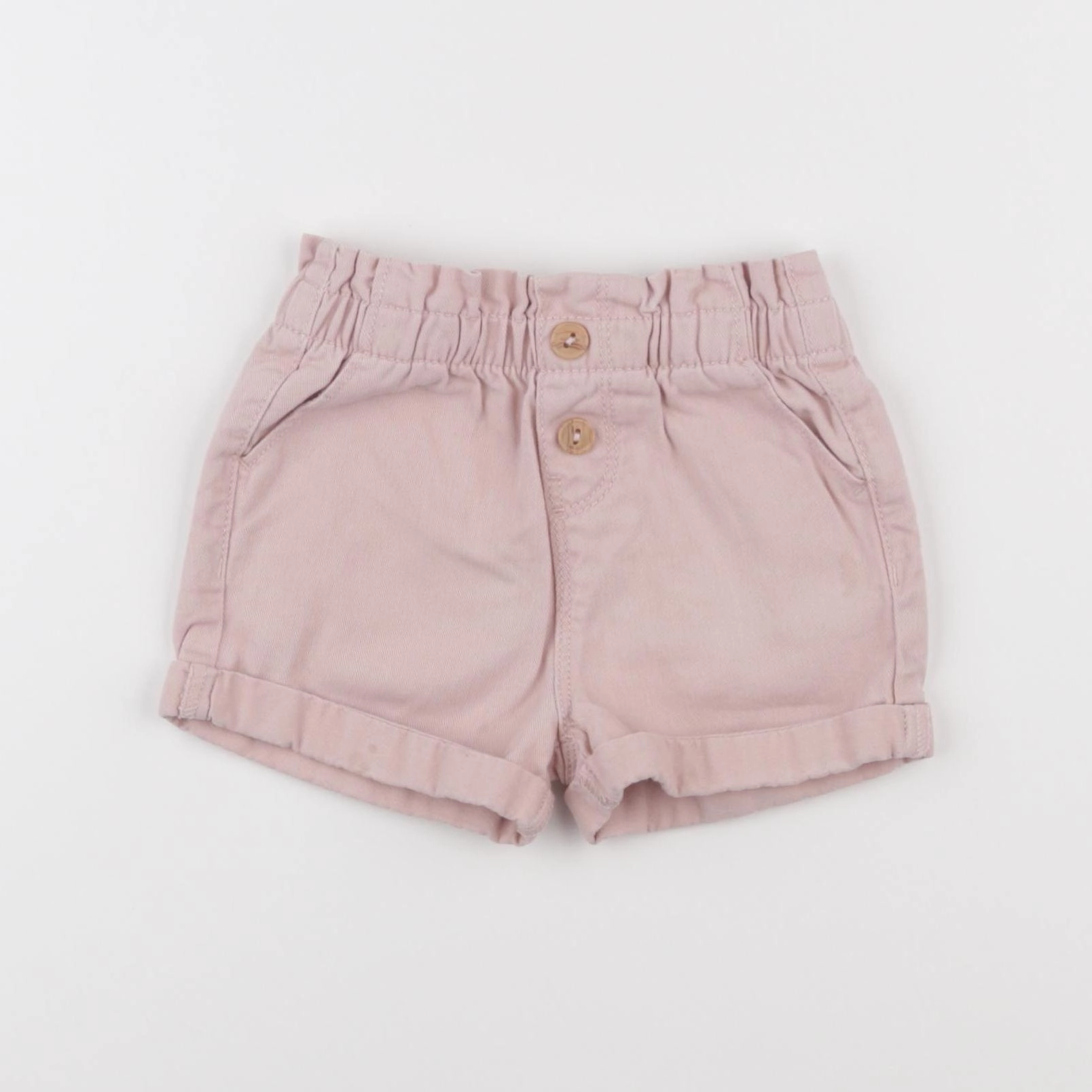 Vertbaudet - short rose - 12 mois