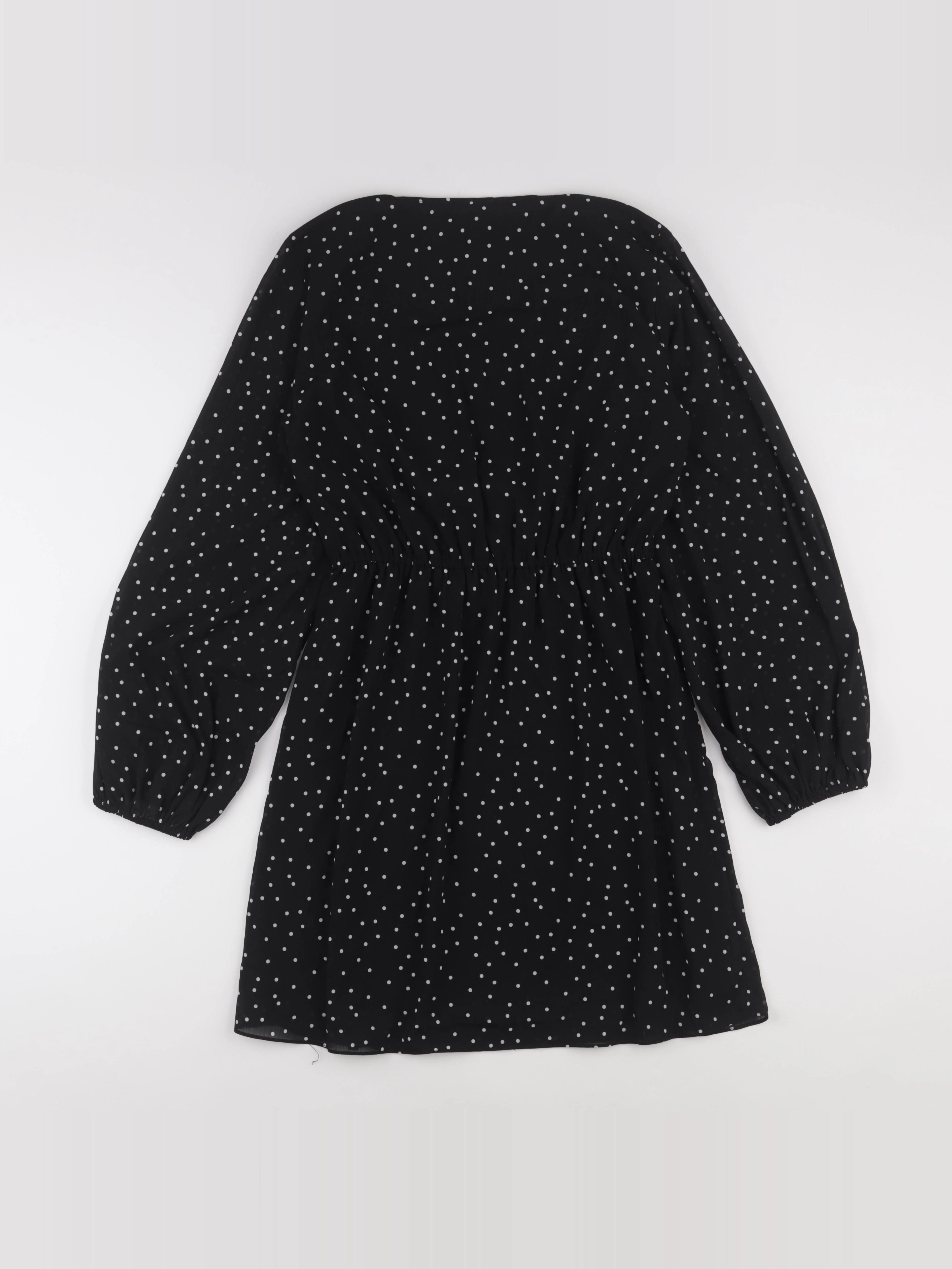 H&M - robe grossesse, allaitement noir, blanc - s
