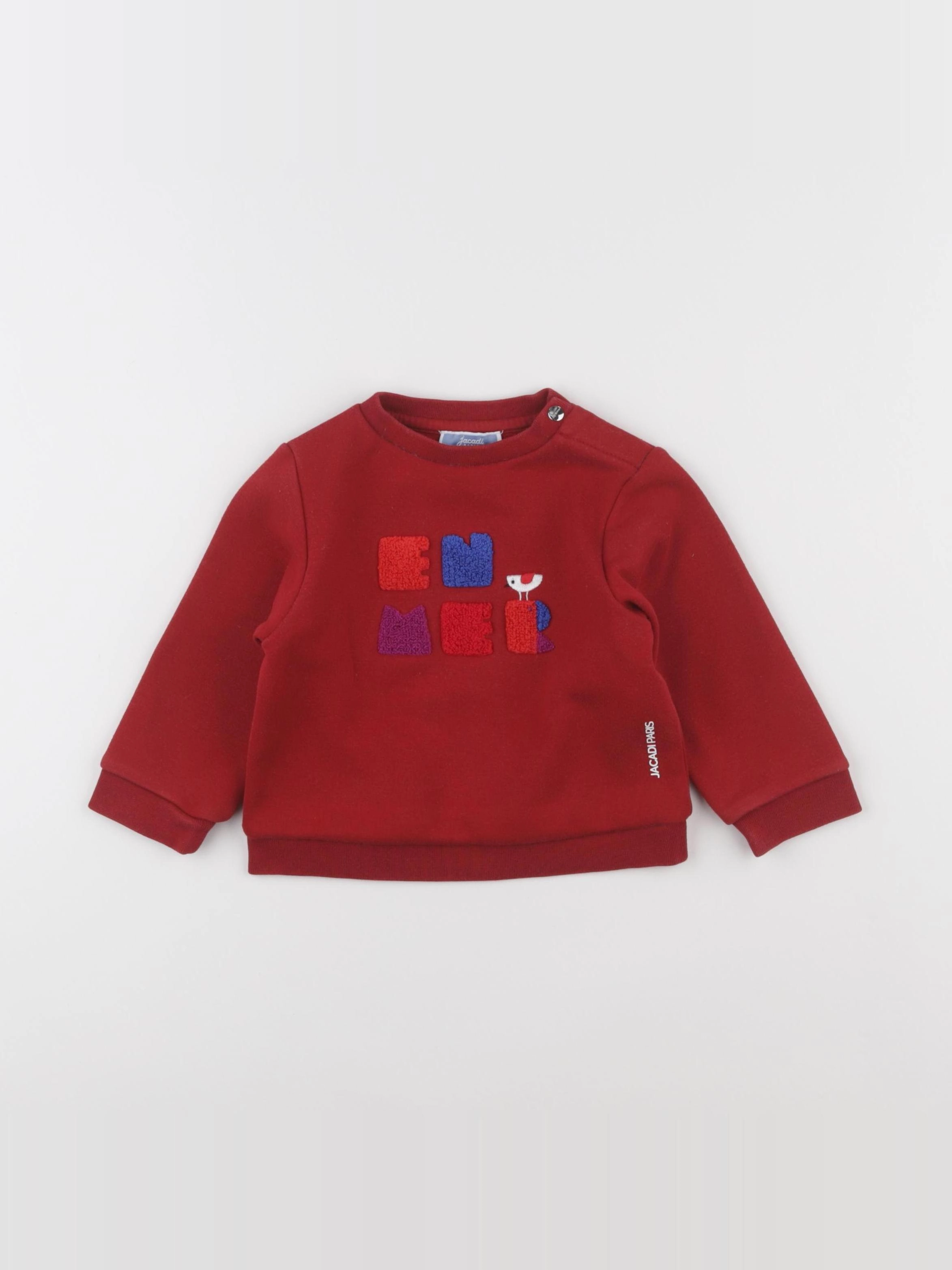 Jacadi - sweat rouge - 18 mois