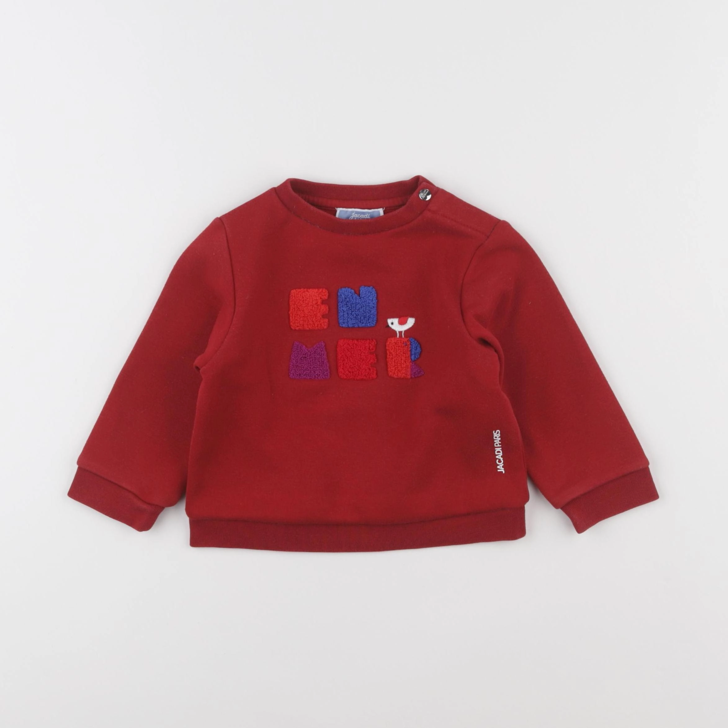 Jacadi - sweat rouge - 18 mois