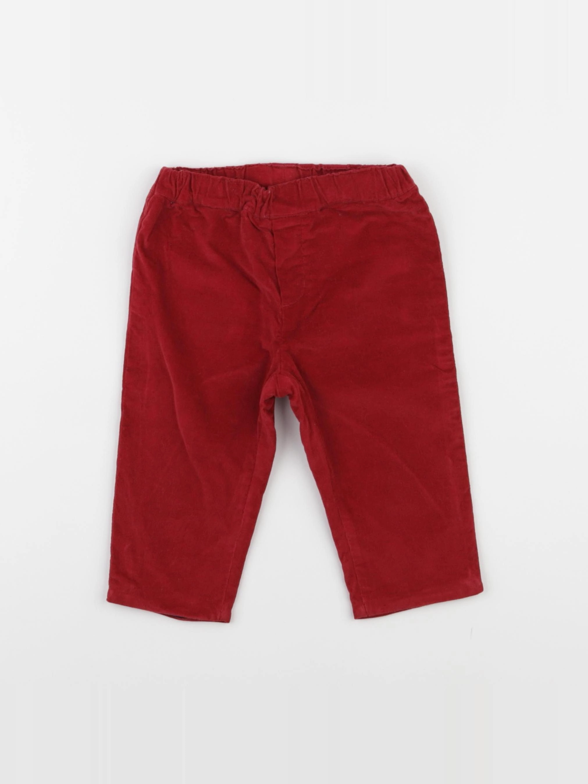 Jacadi - pantalon rouge - 12 mois