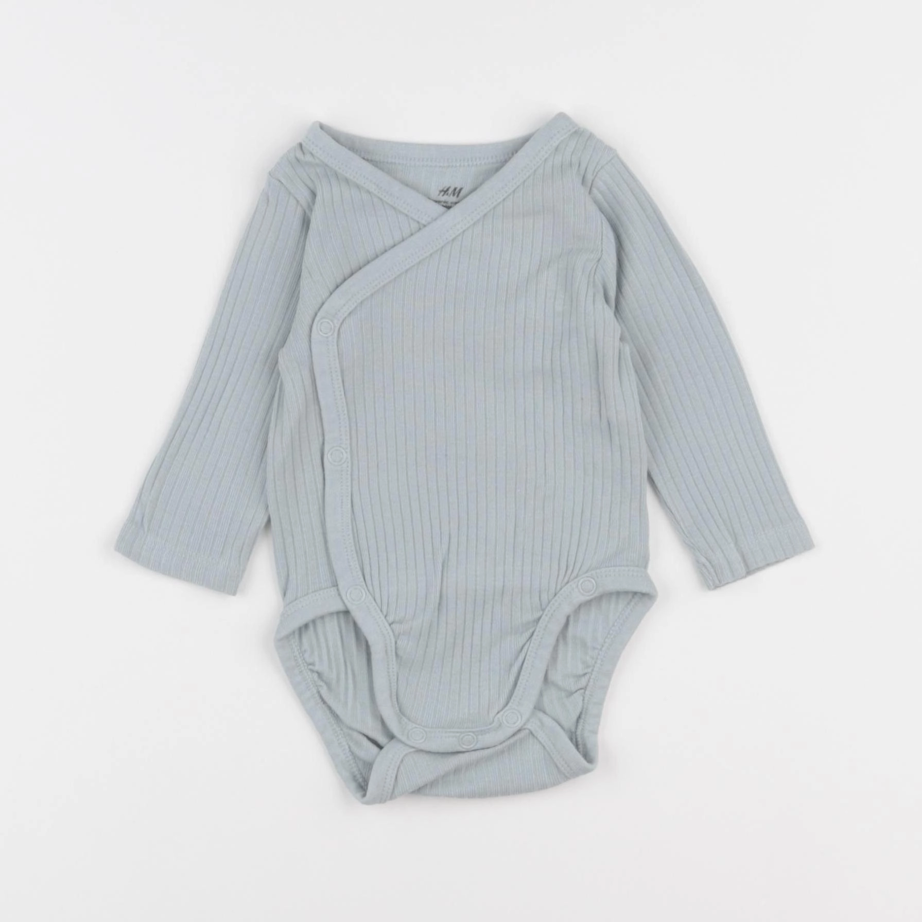 H&M - body bleu - 1/2 mois