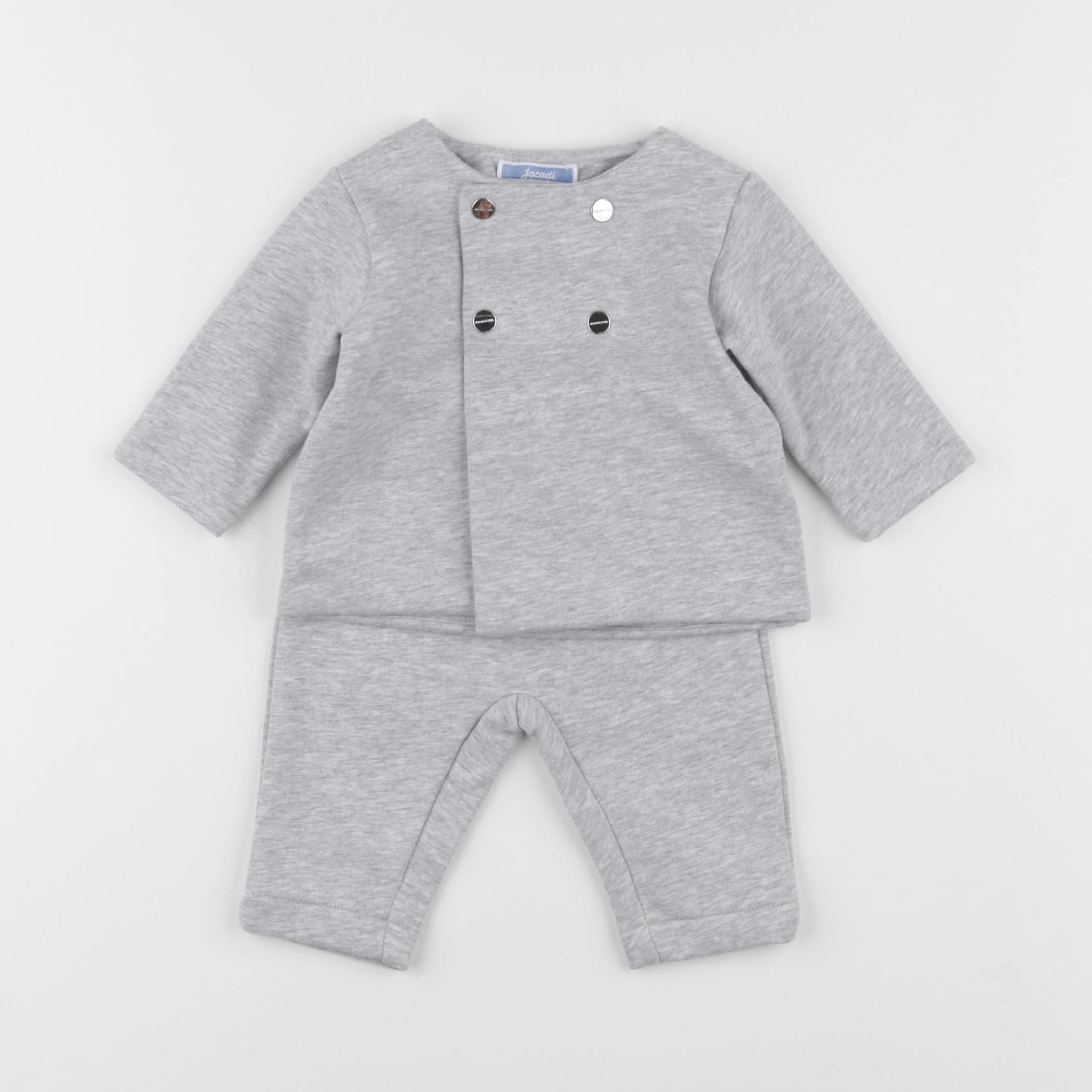 Jacadi - ensemble gris - 3 mois