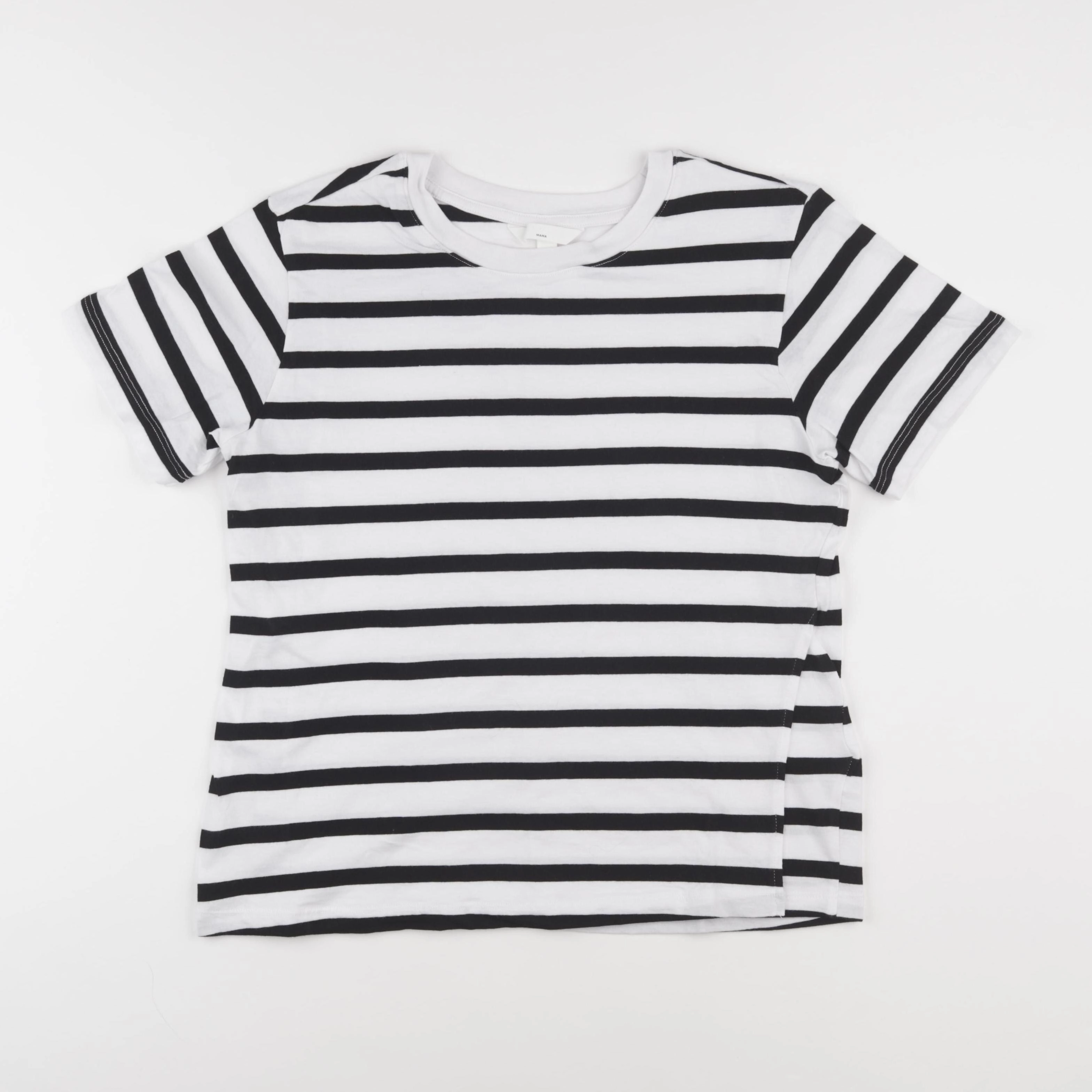 H&M - tee-shirt allaitement blanc, noir - s