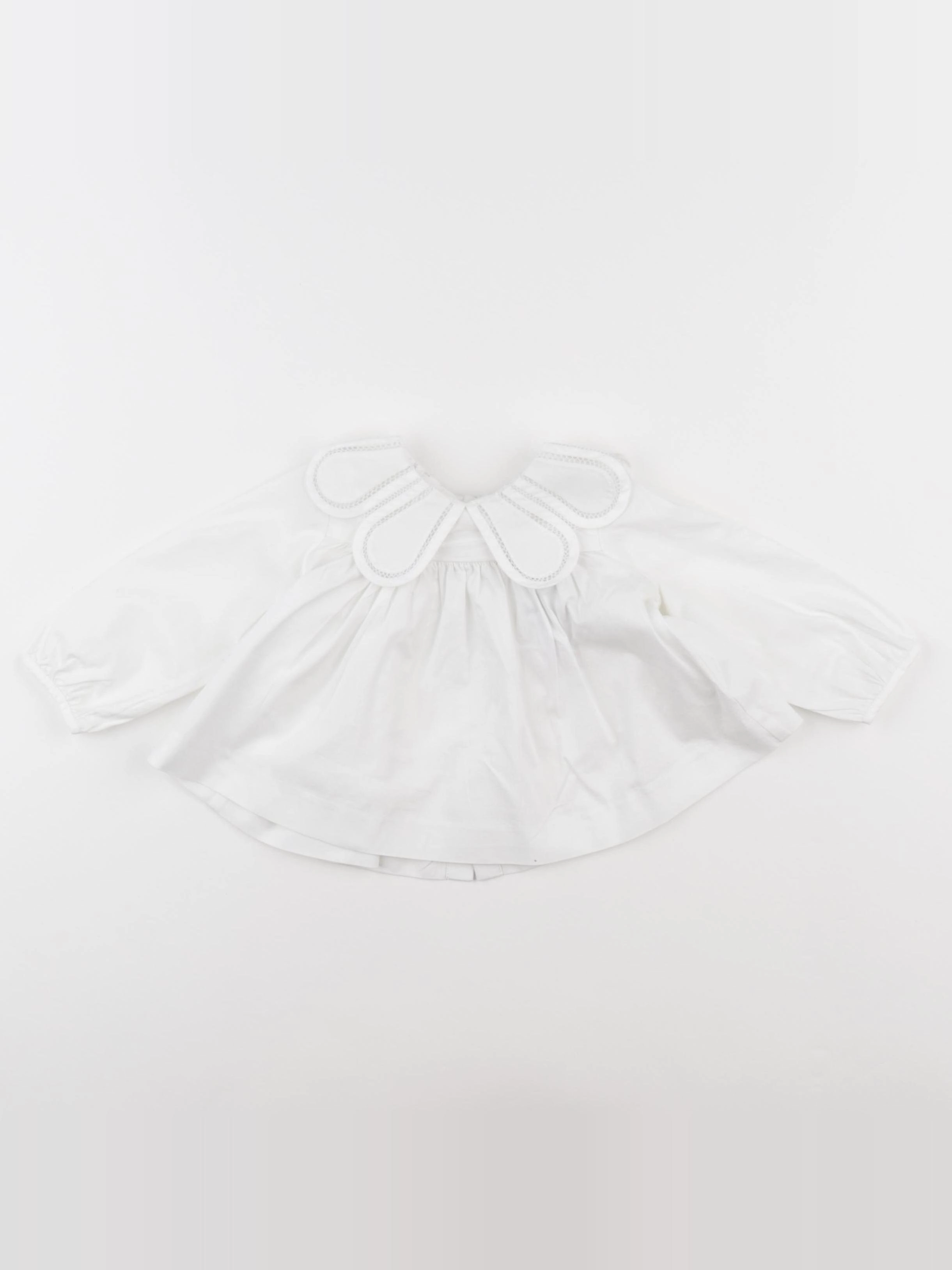 Jacadi - blouse blanc - 12 mois