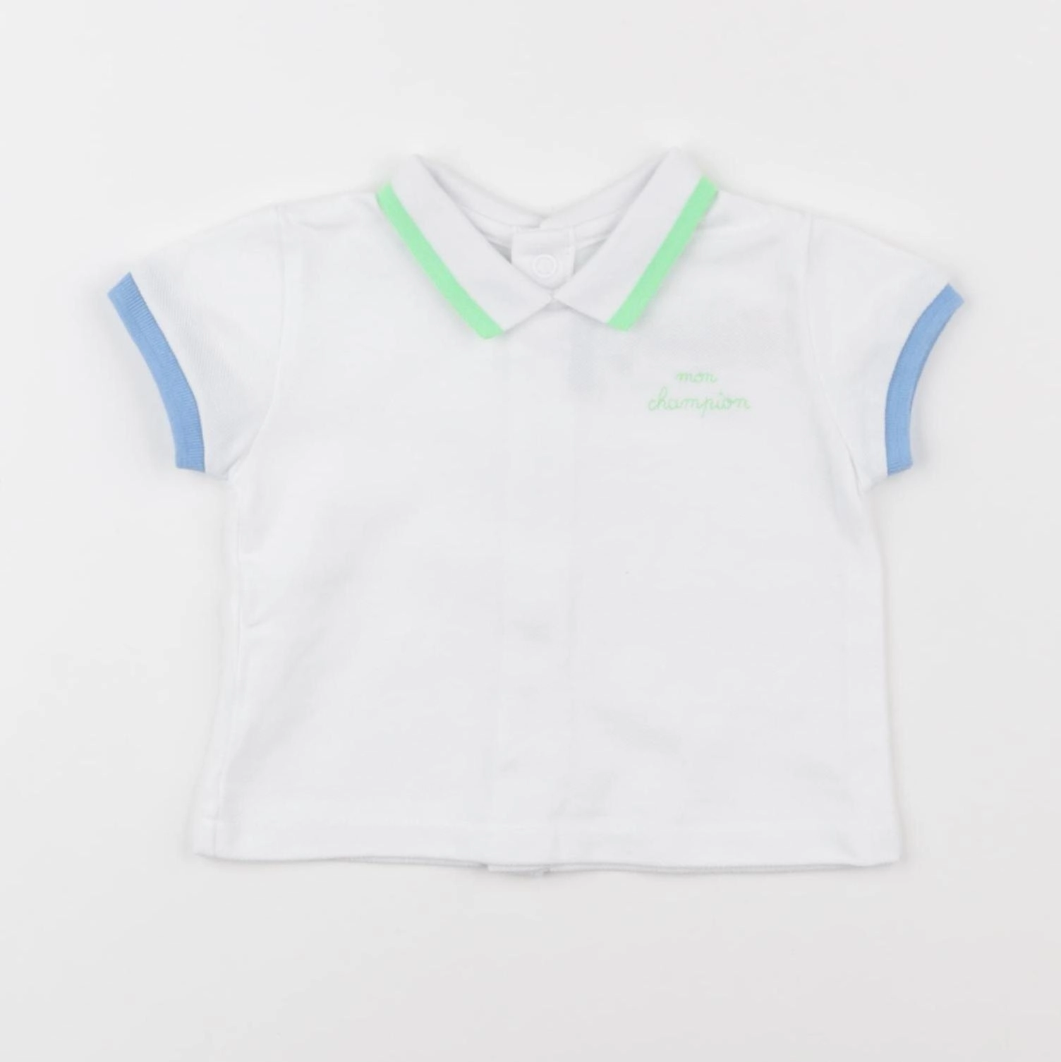 Jacadi - polo blanc - 3 mois