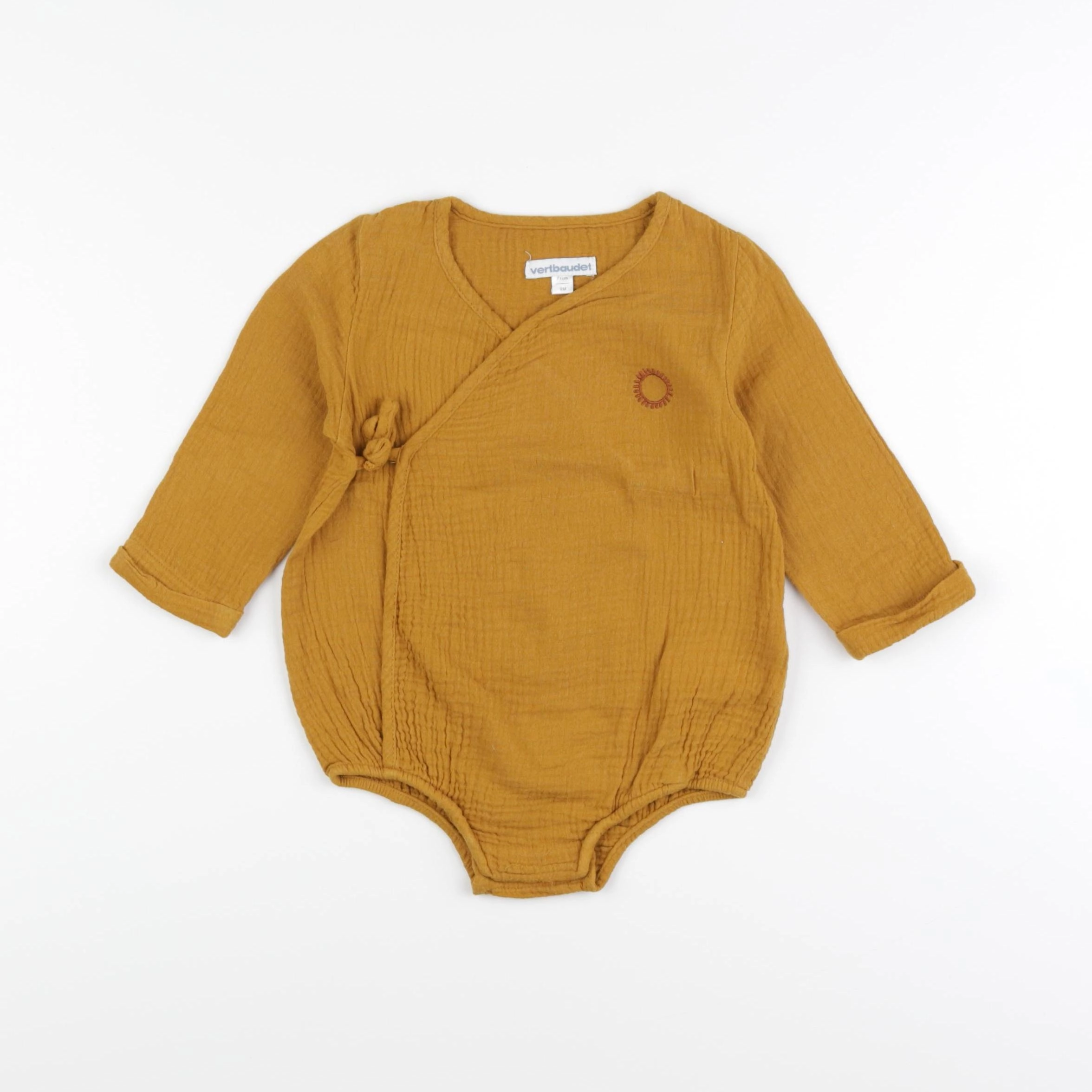 Vertbaudet - combinaison jaune - 9 mois