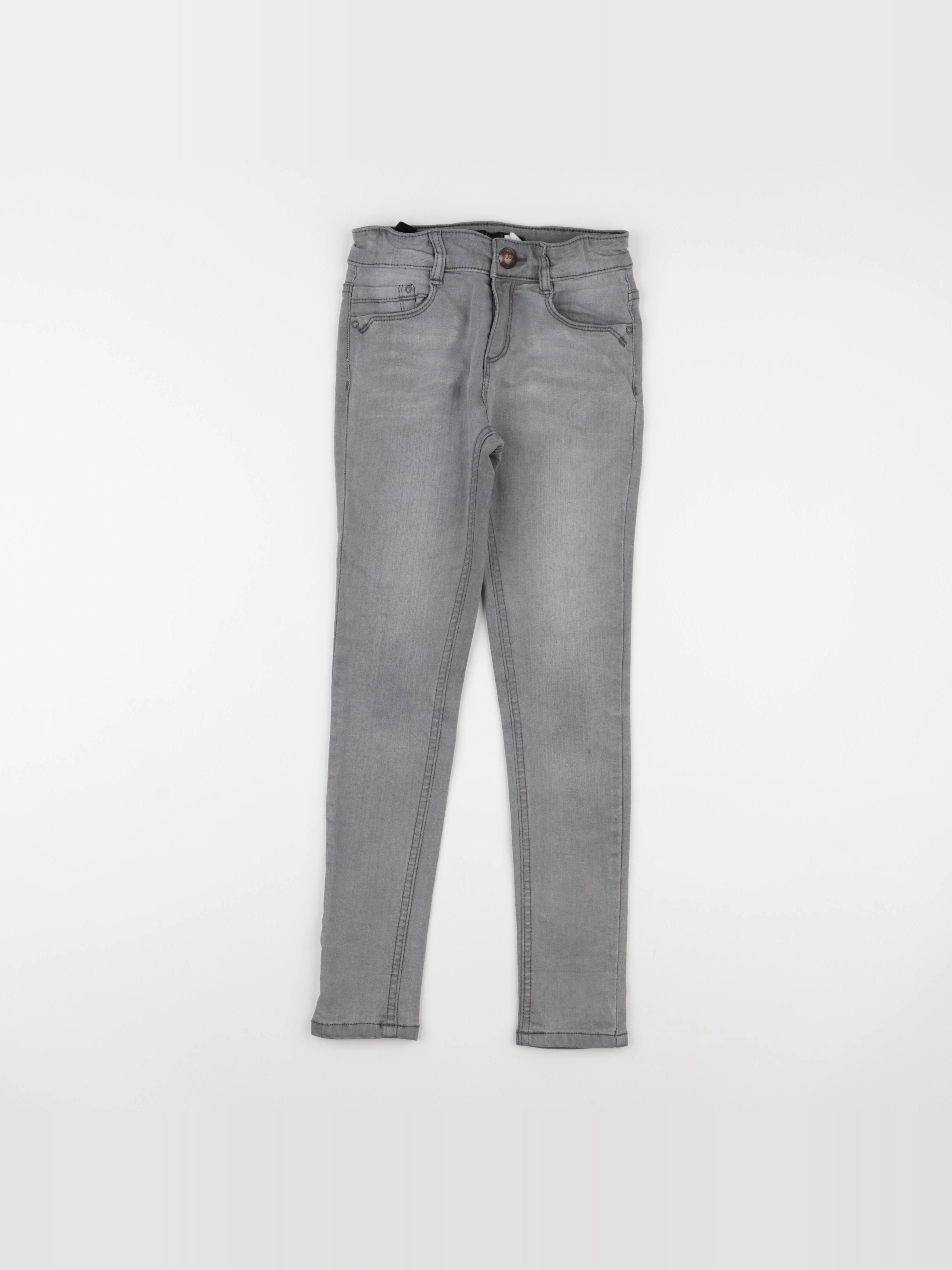 IKKS - jean gris - 8 ans