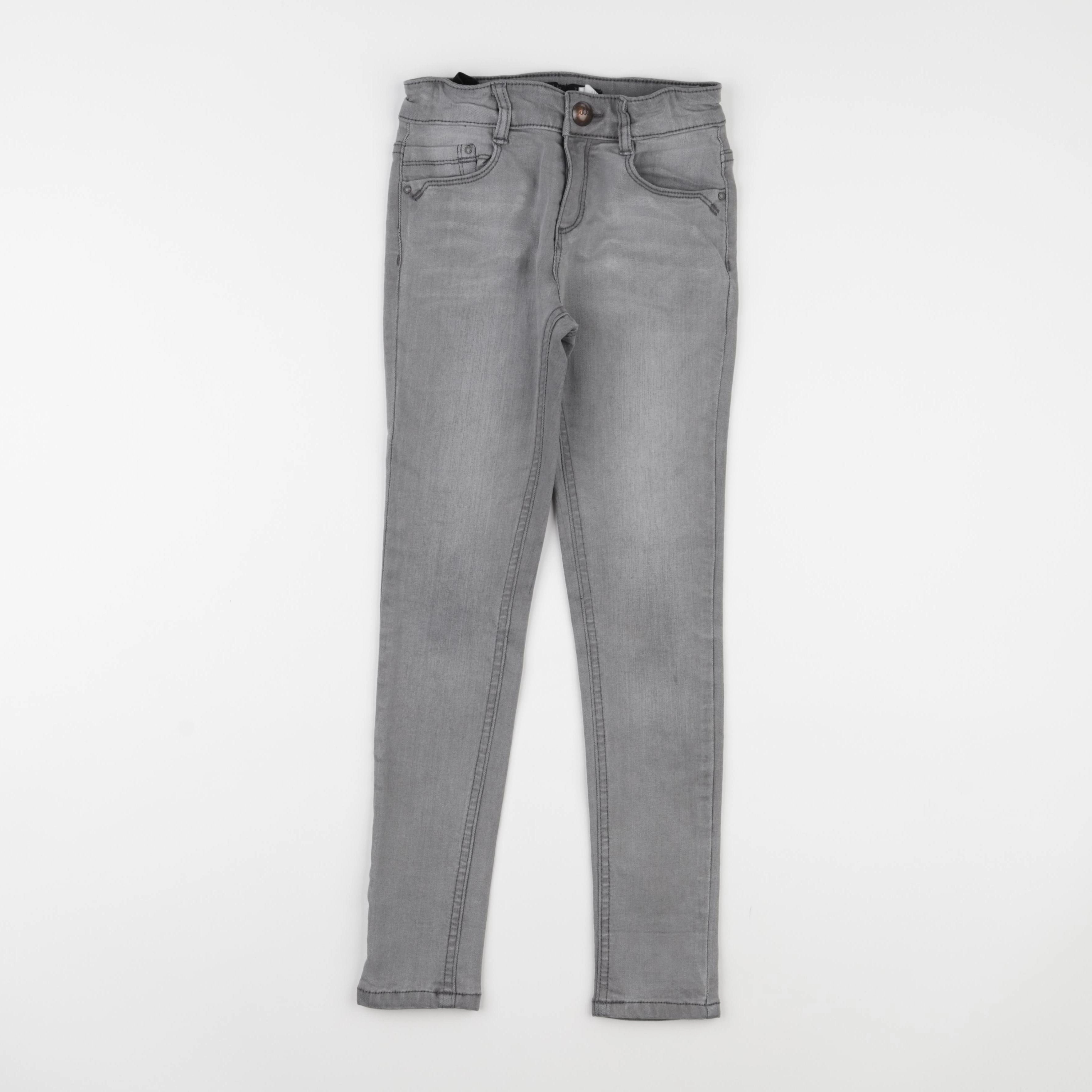 IKKS - jean gris - 8 ans