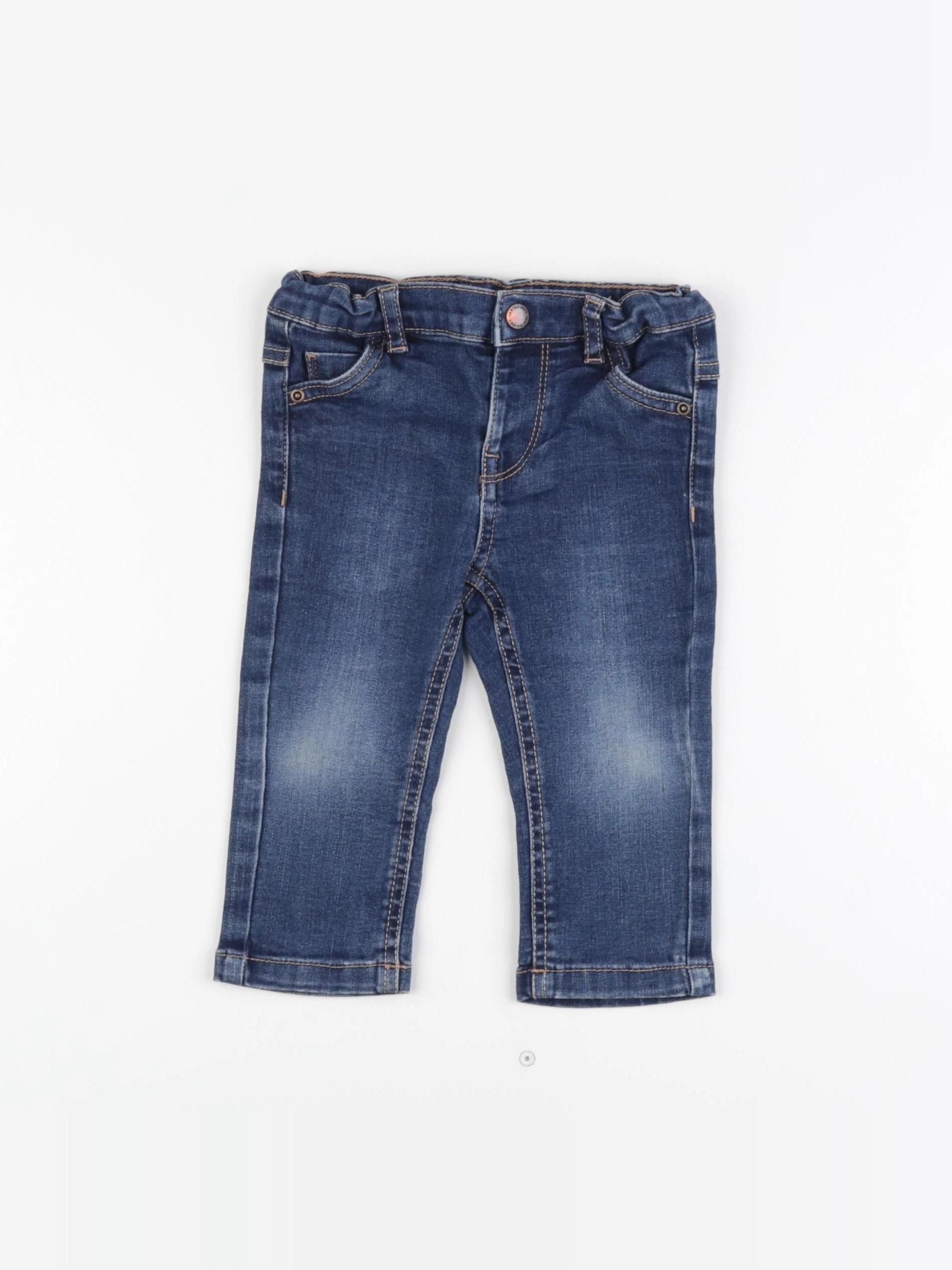 Vertbaudet - jean bleu - 12 mois