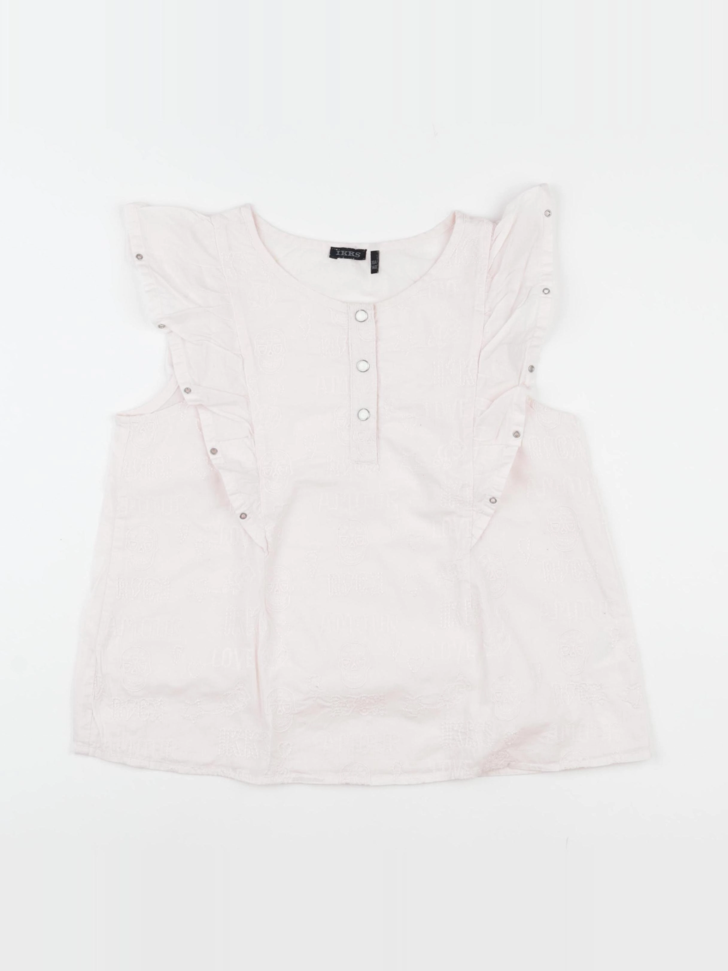 IKKS - blouse rose - 10 ans