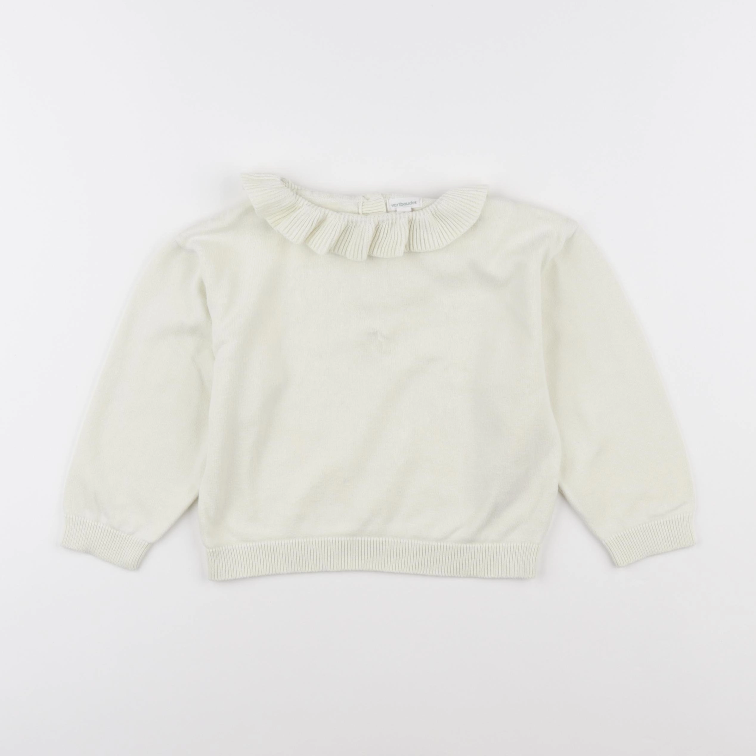 Vertbaudet - pull jaune - 24 mois