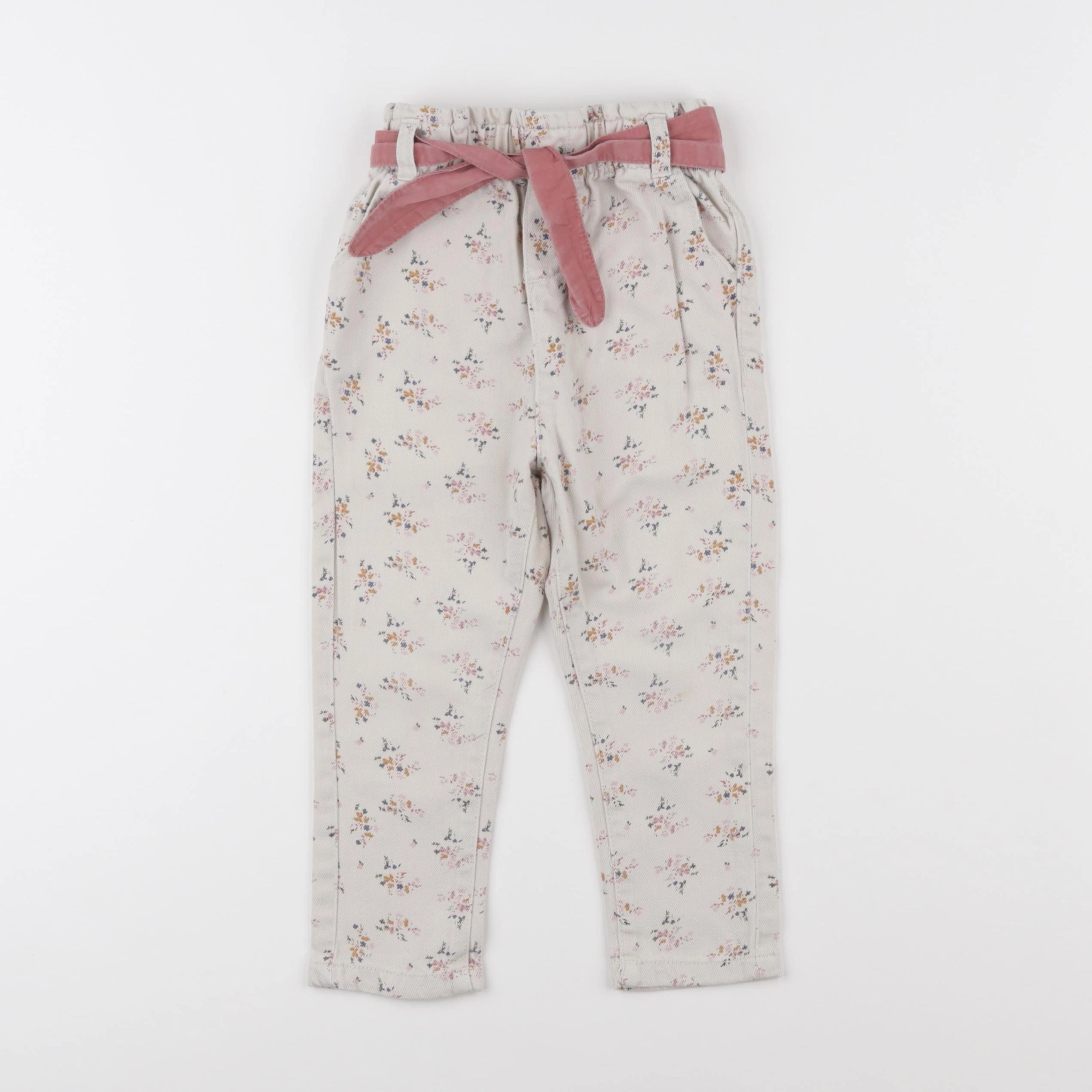 Vertbaudet - jean beige - 24 mois