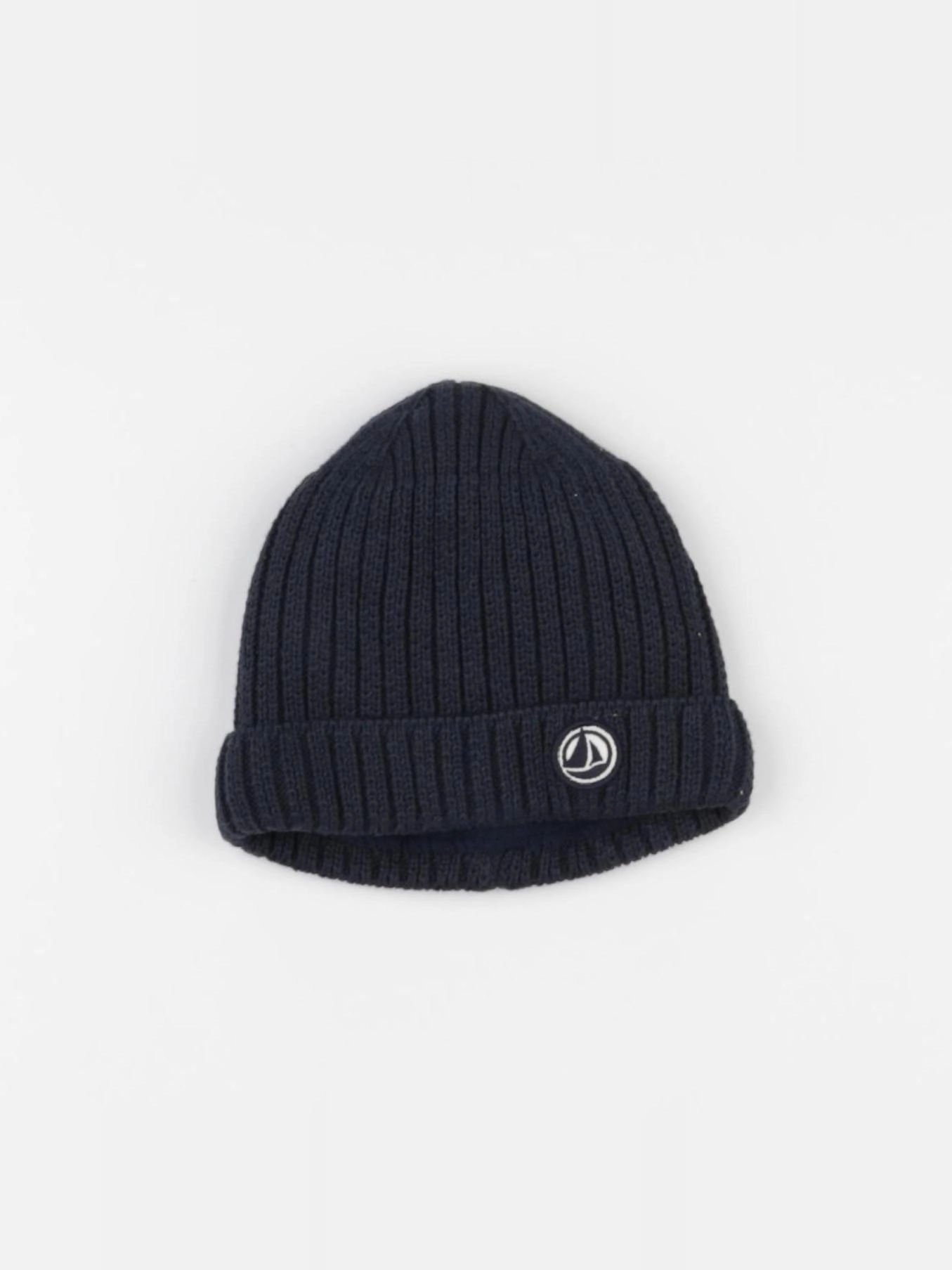 Petit Bateau - bonnet bleu - 12/18 mois