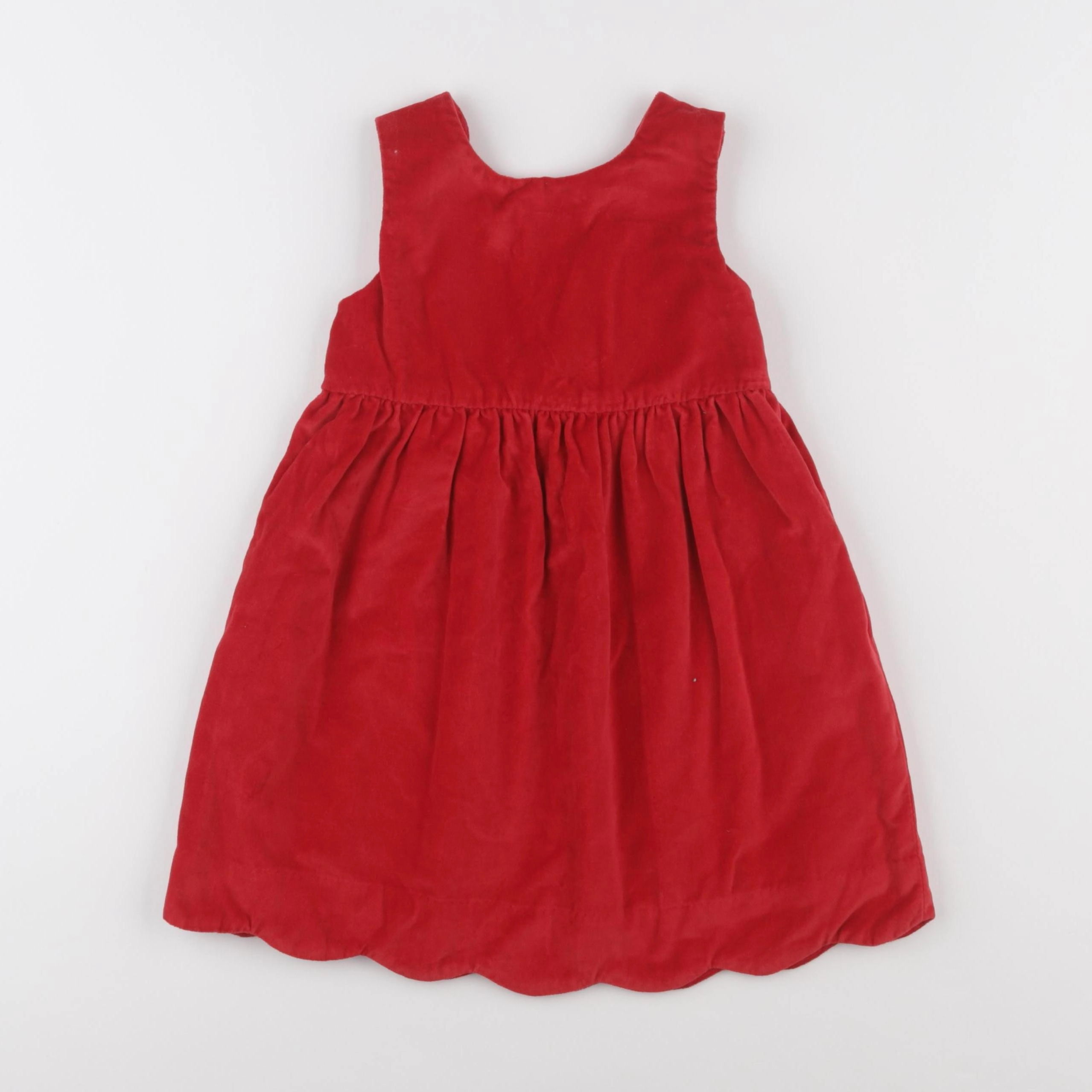 Vertbaudet - robe rouge - 4 ans