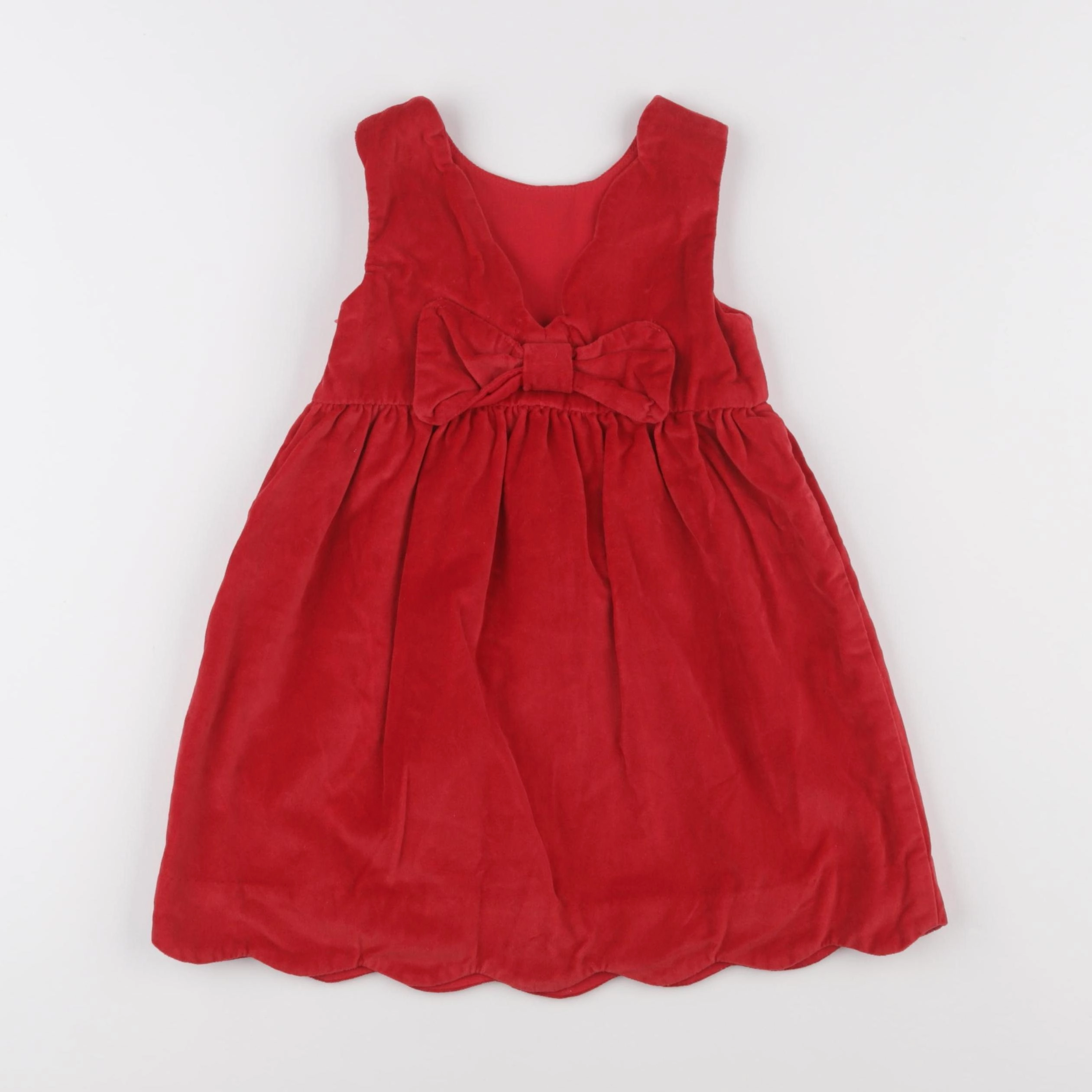 Vertbaudet - robe rouge - 4 ans