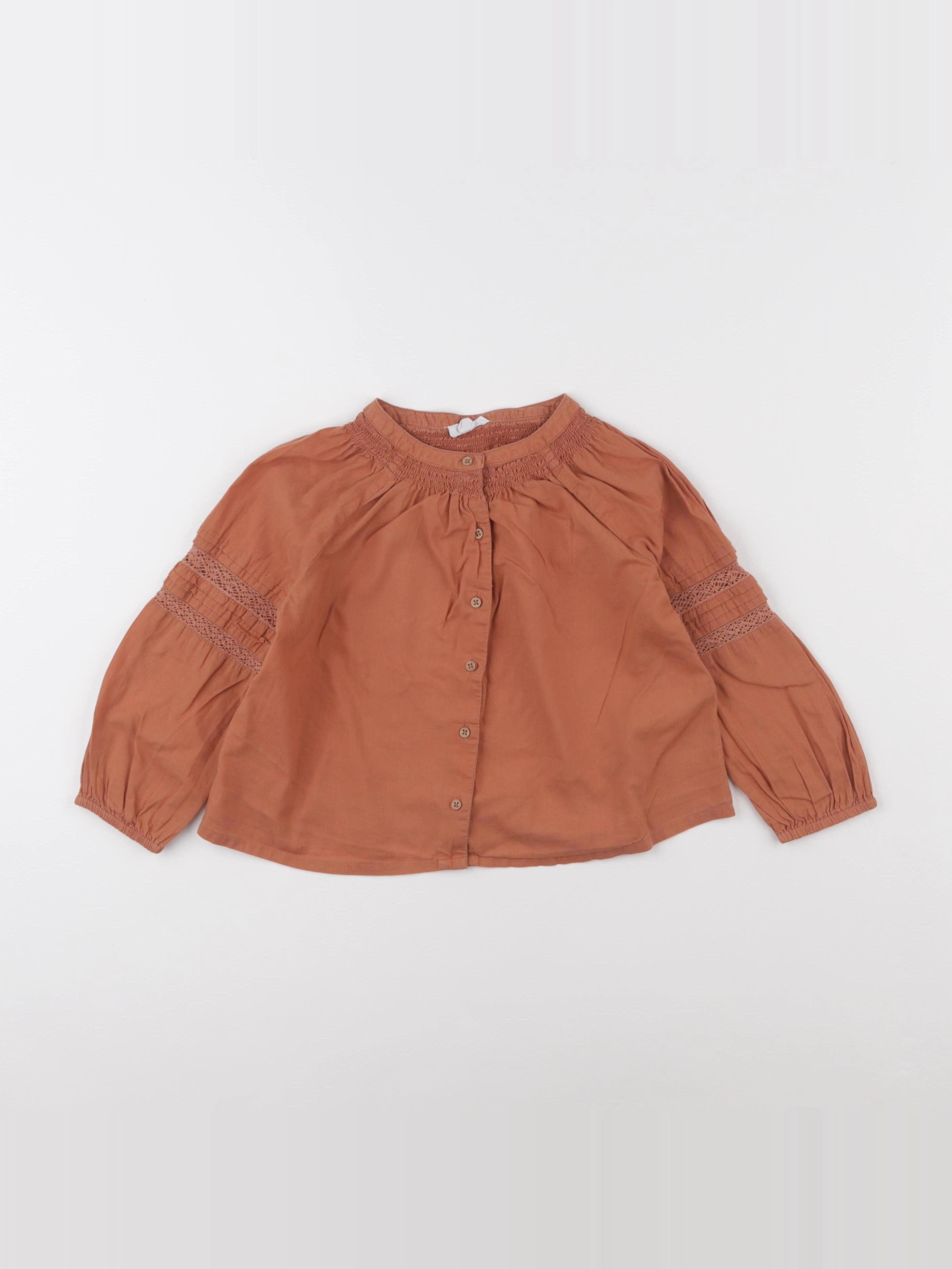 Vertbaudet - blouse marron - 36 mois