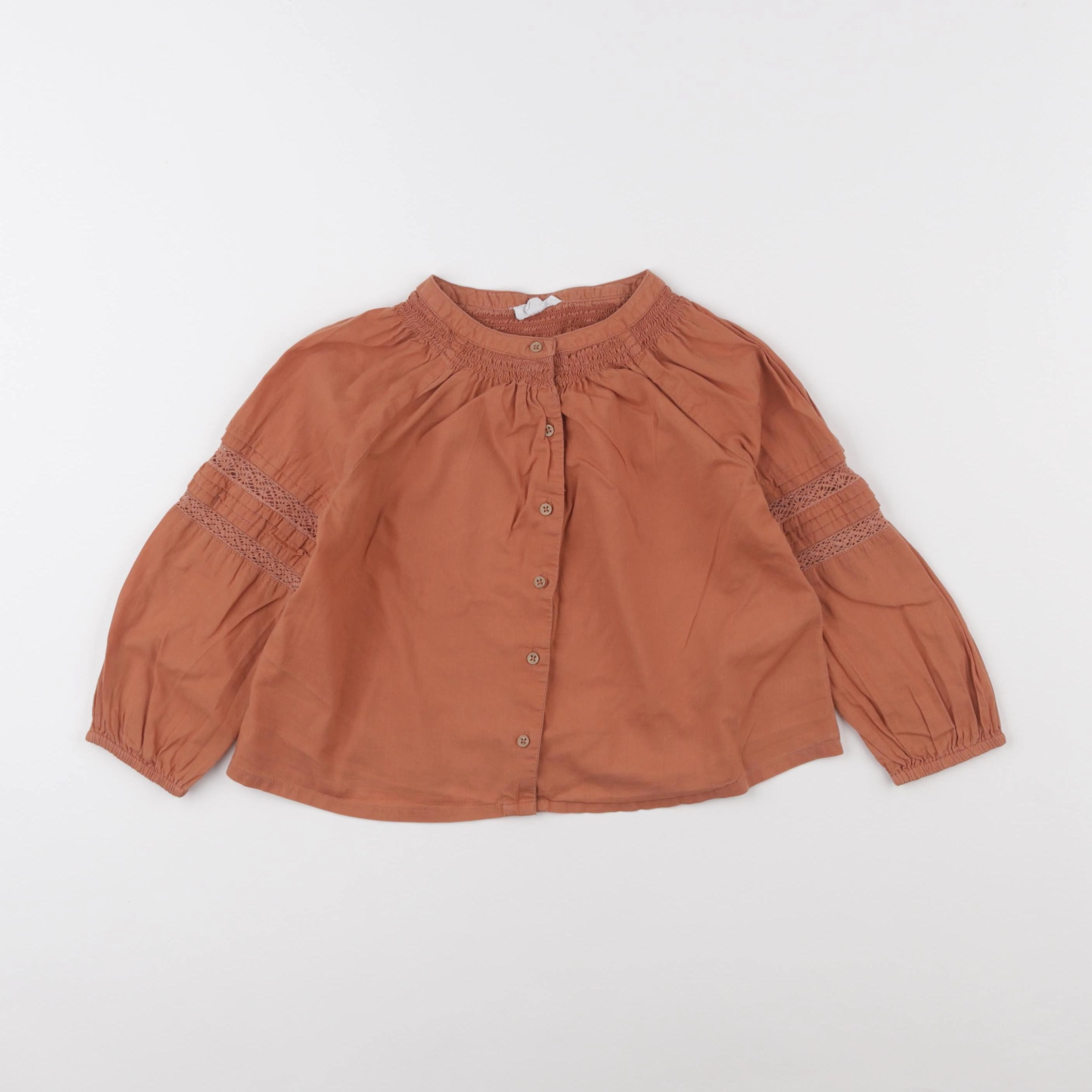Vertbaudet - blouse marron - 36 mois