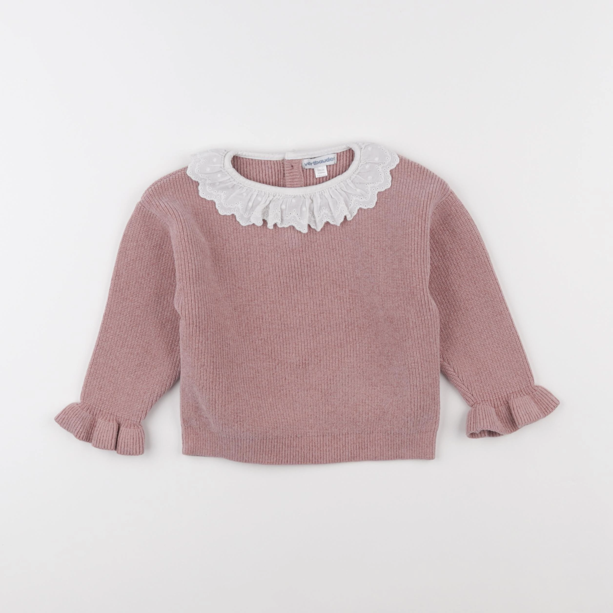 Vertbaudet - pull rose - 24 mois