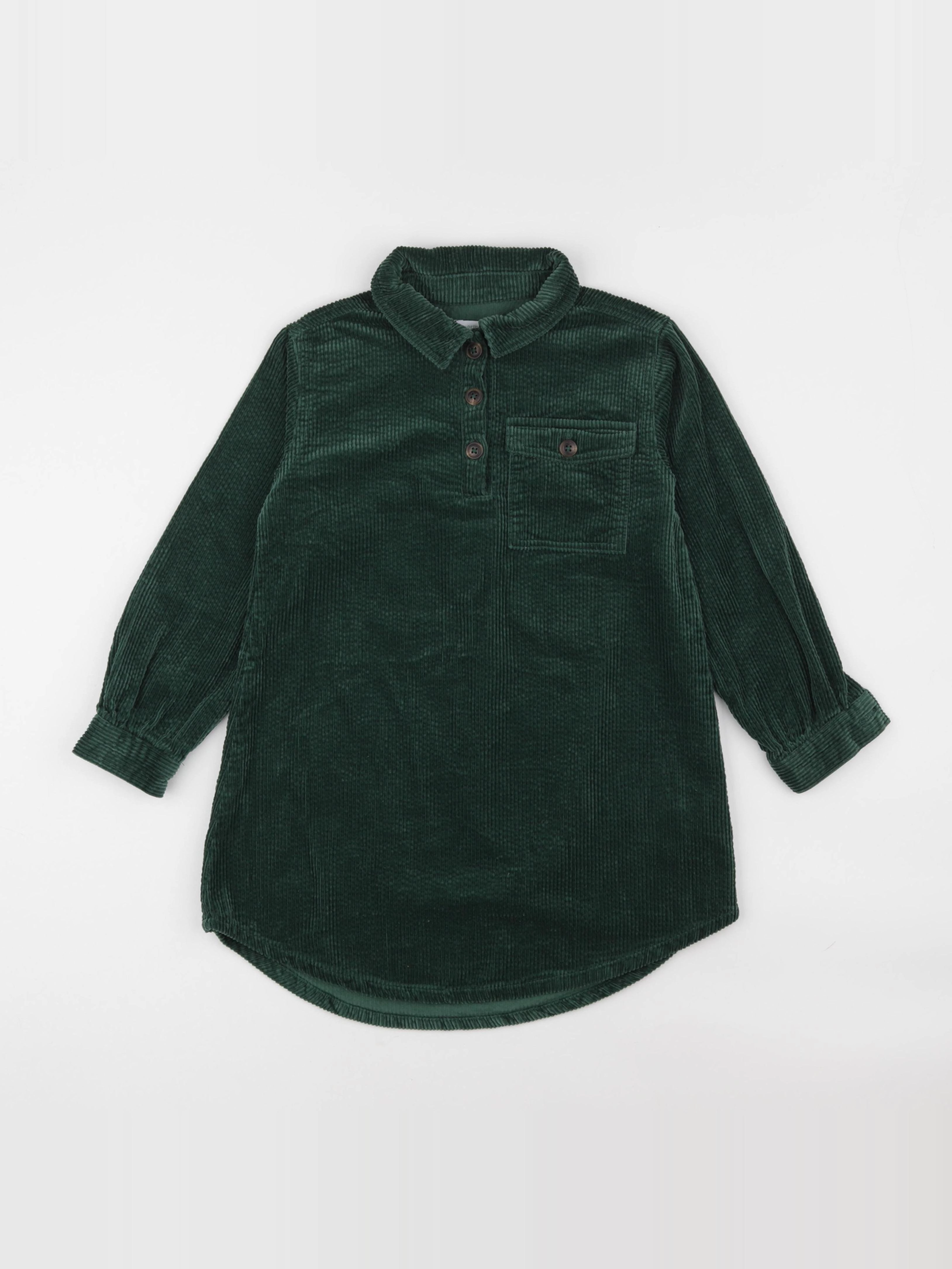 Vertbaudet - robe vert - 8 ans
