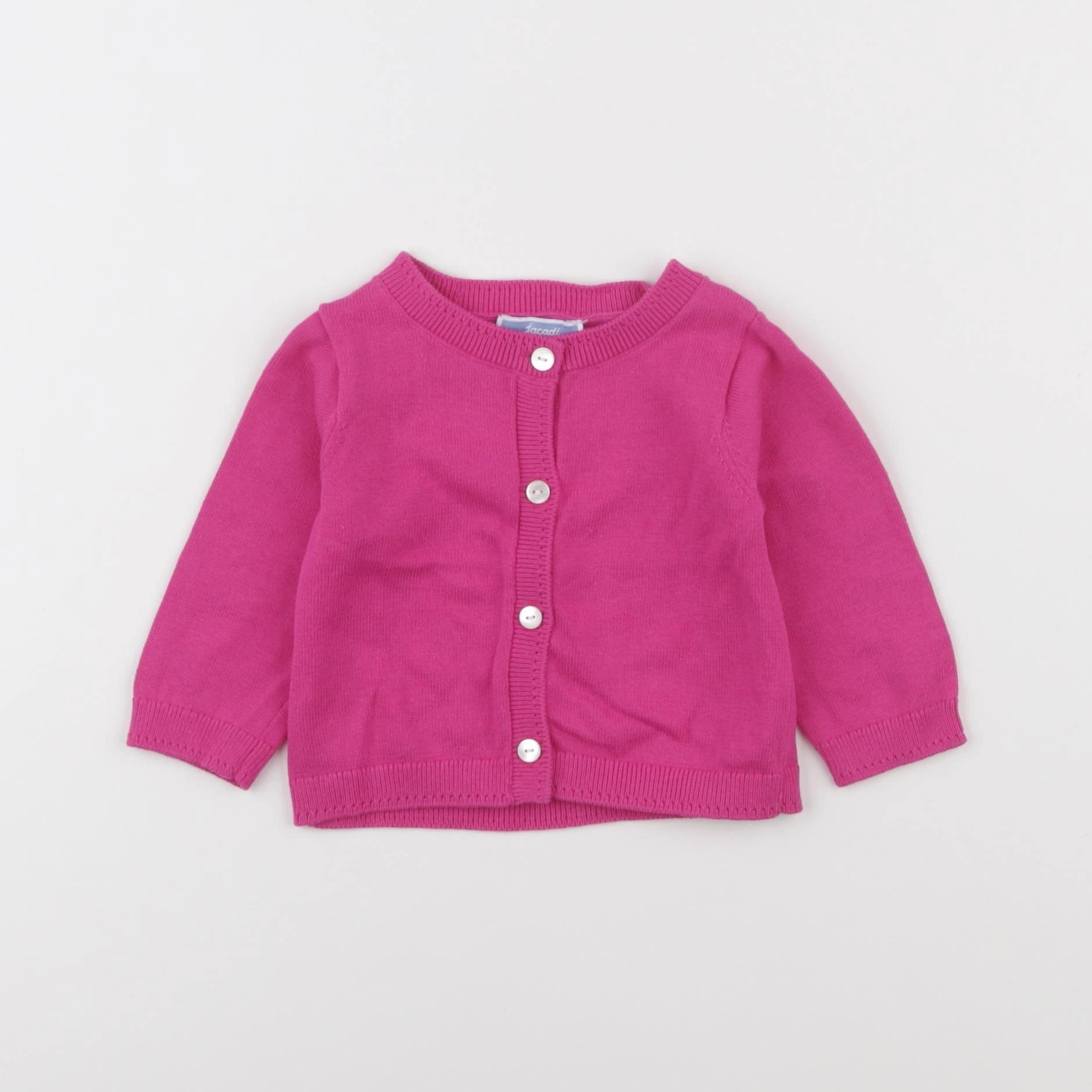 Jacadi - gilet rose - 6 mois