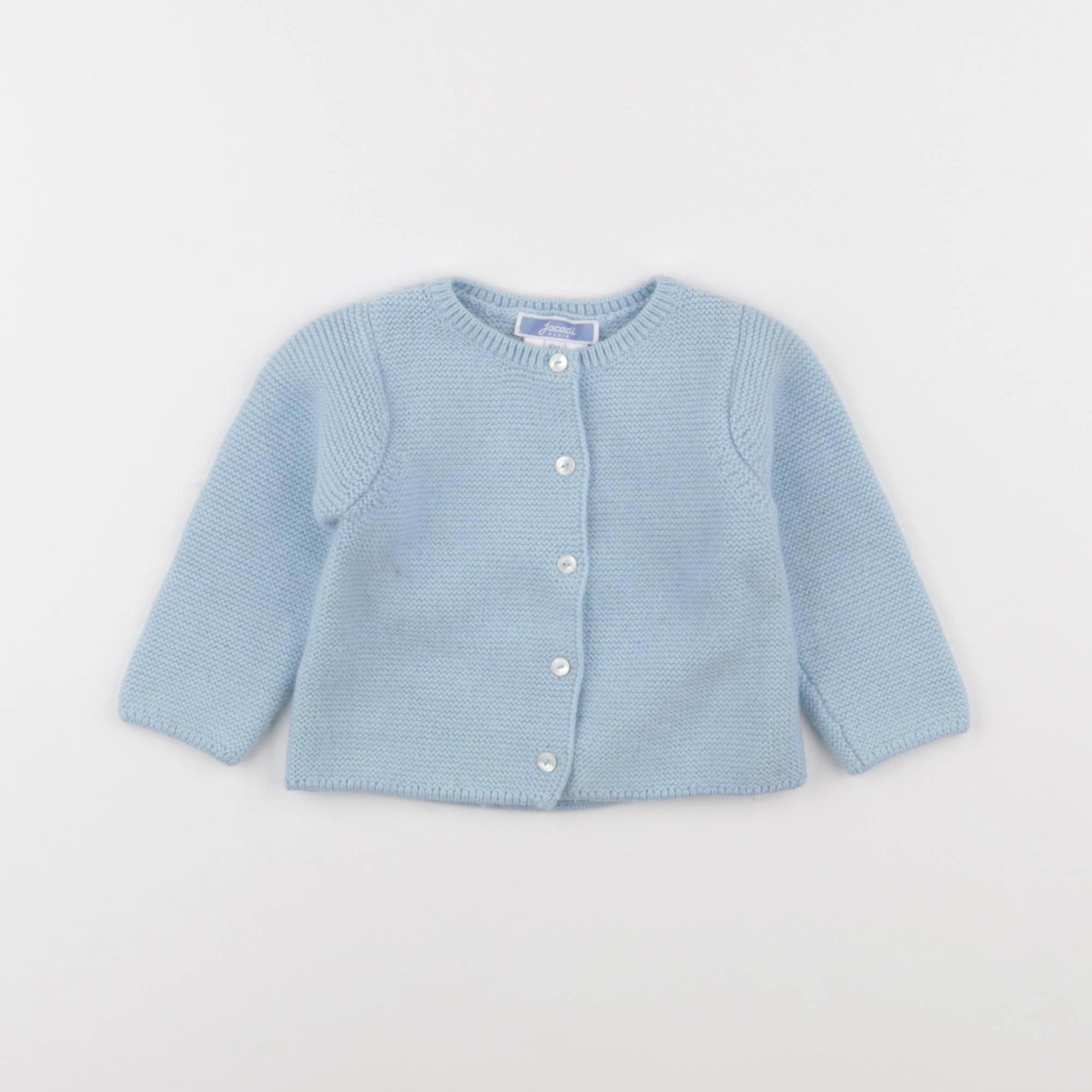Jacadi - gilet bleu - 6 mois
