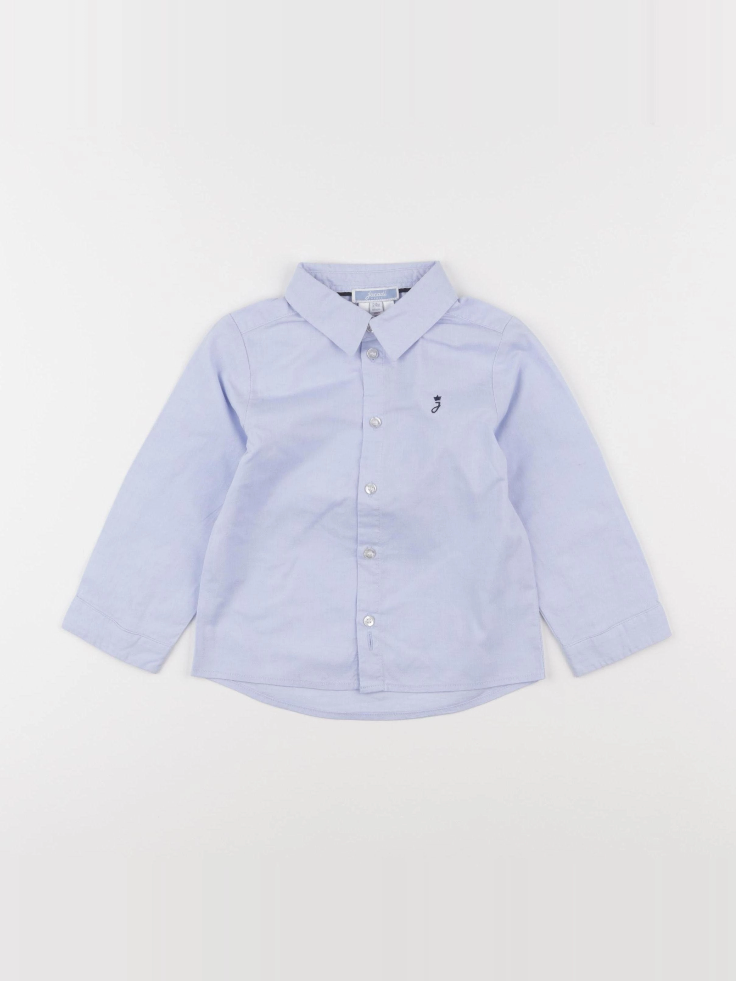 Jacadi - chemise bleu - 24 mois