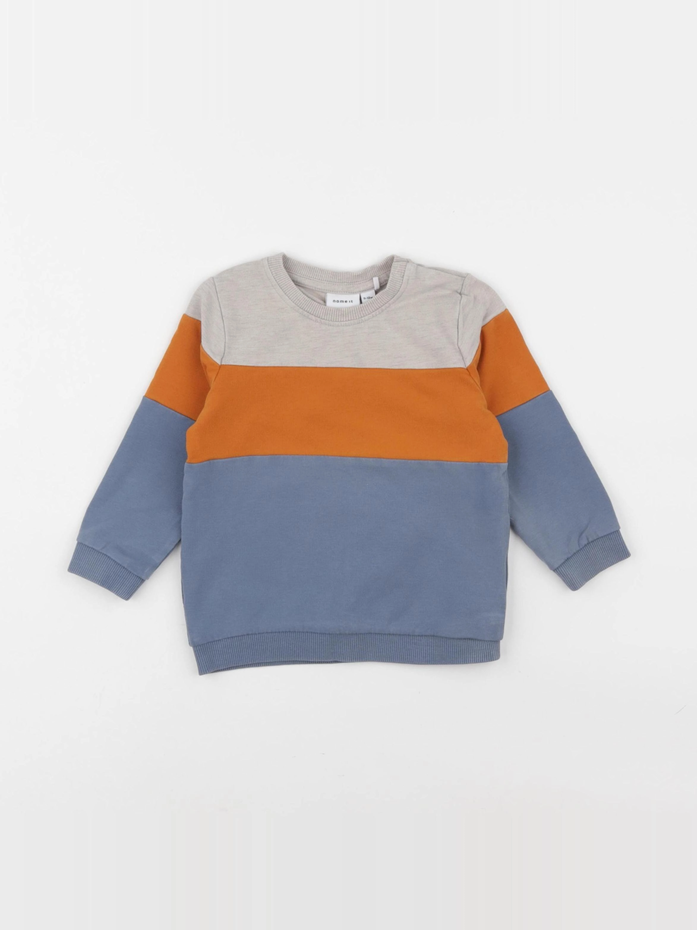 Name it - sweat bleu - 9/12 mois
