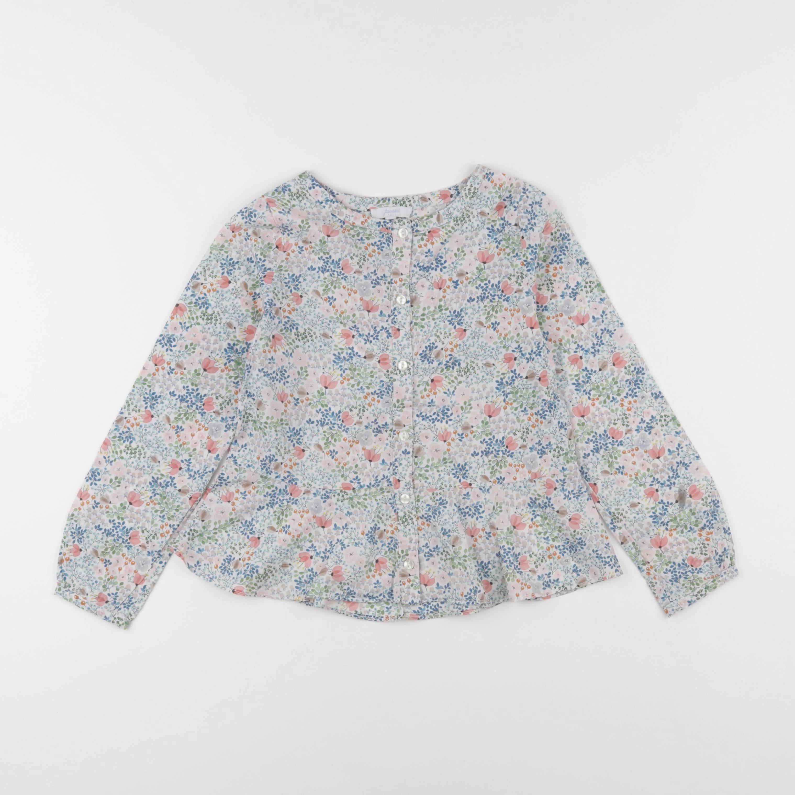 Jacadi - blouse liberty multicolore - 7 ans