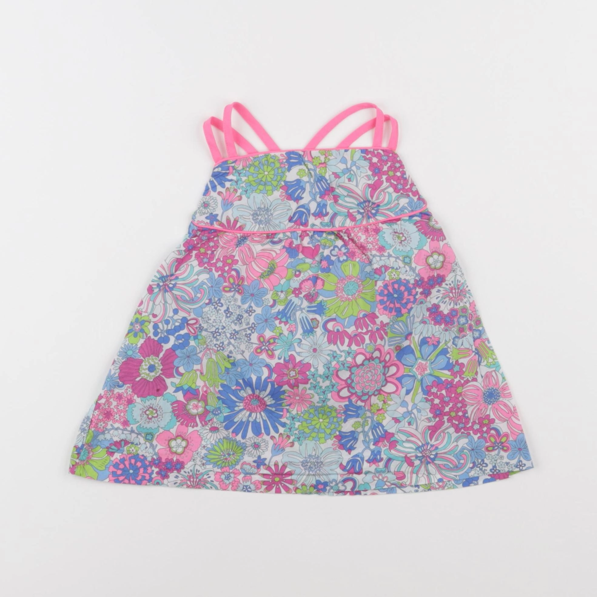 Jacadi - blouse liberty multicolore - 3 ans