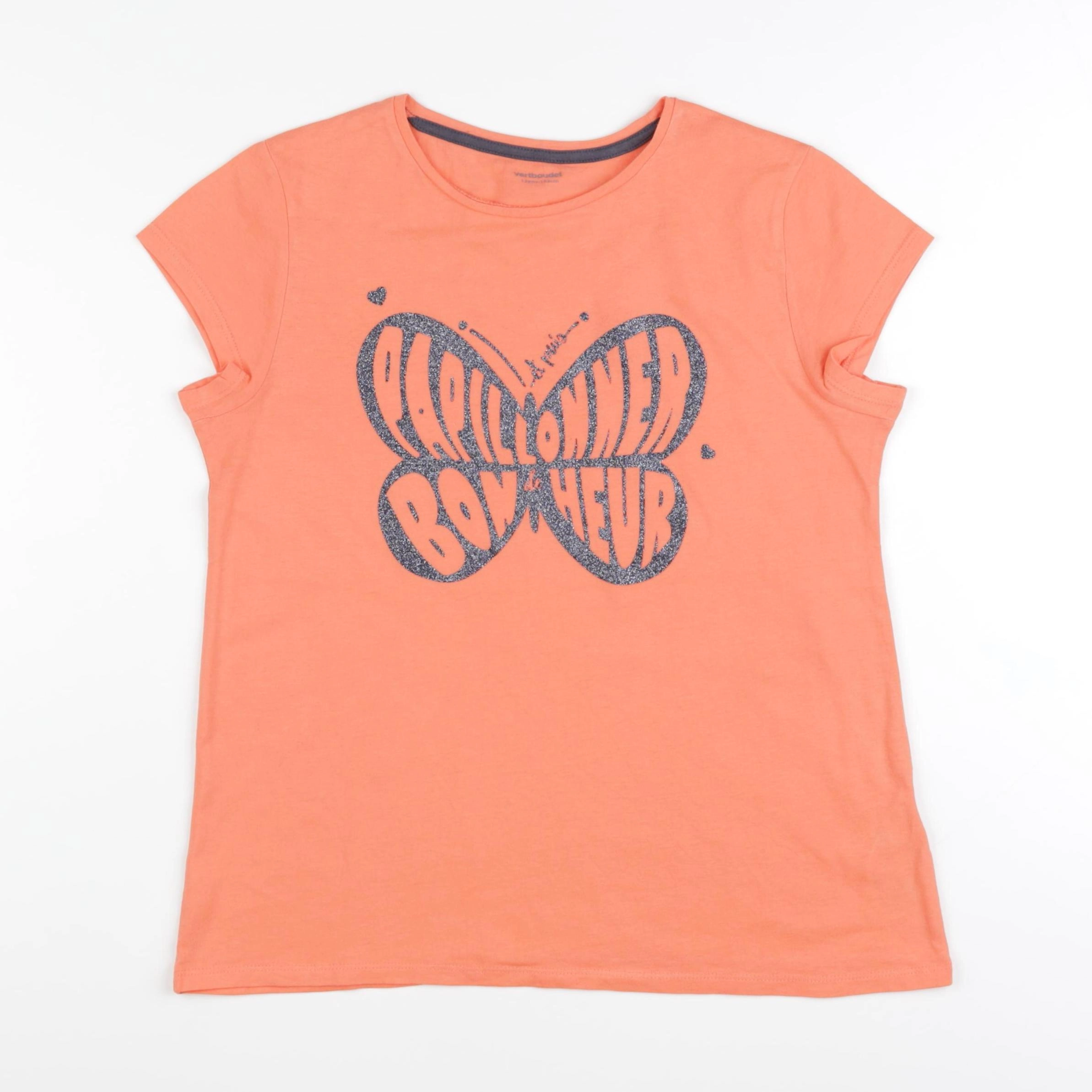 Vertbaudet - tee-shirt orange - 12 ans