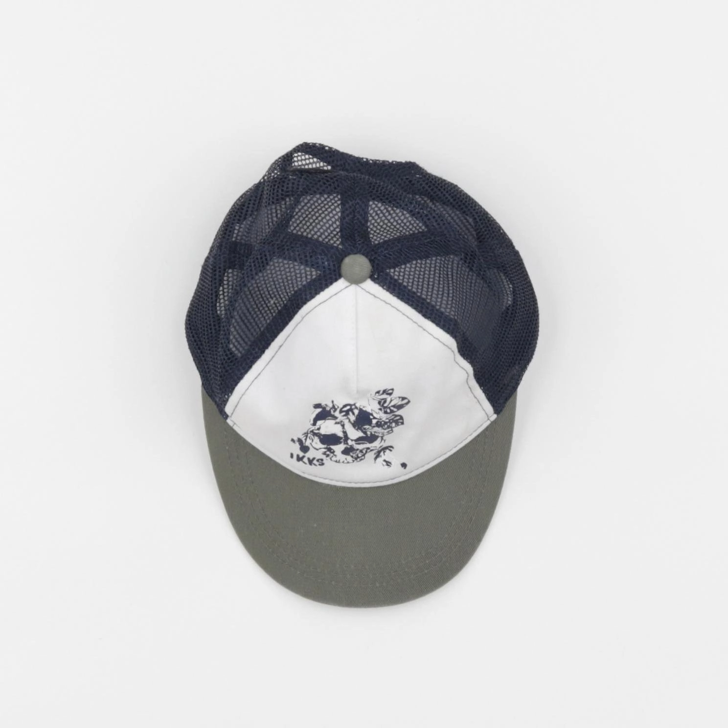 IKKS - casquette beige, bleu - 2/3 ans
