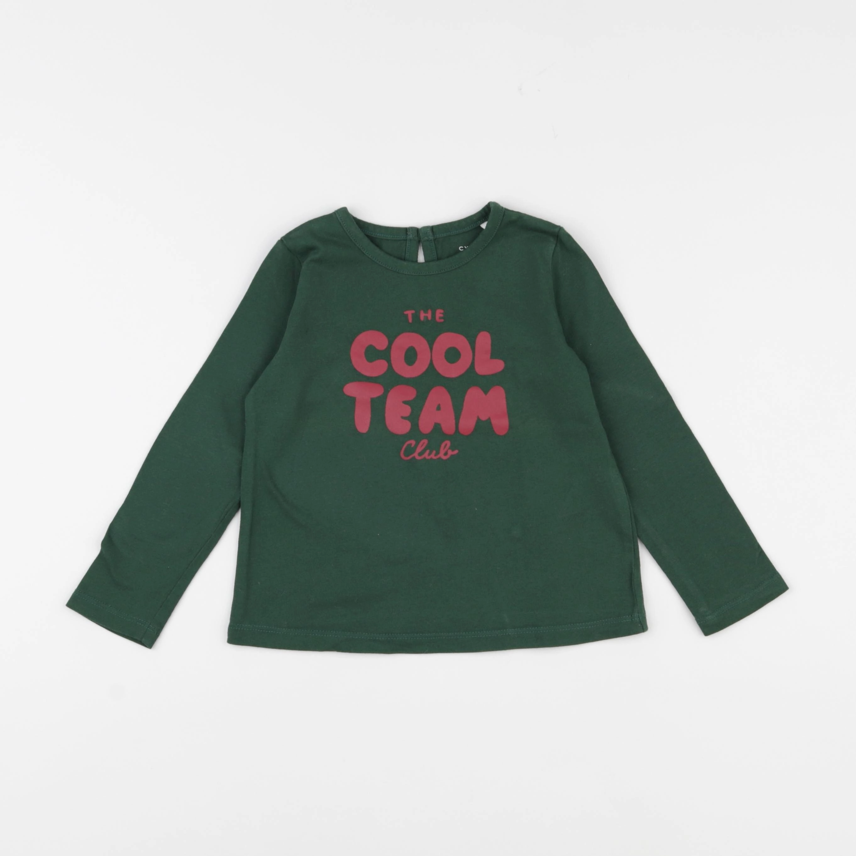 Cyrillus - tee-shirt vert - 4 ans