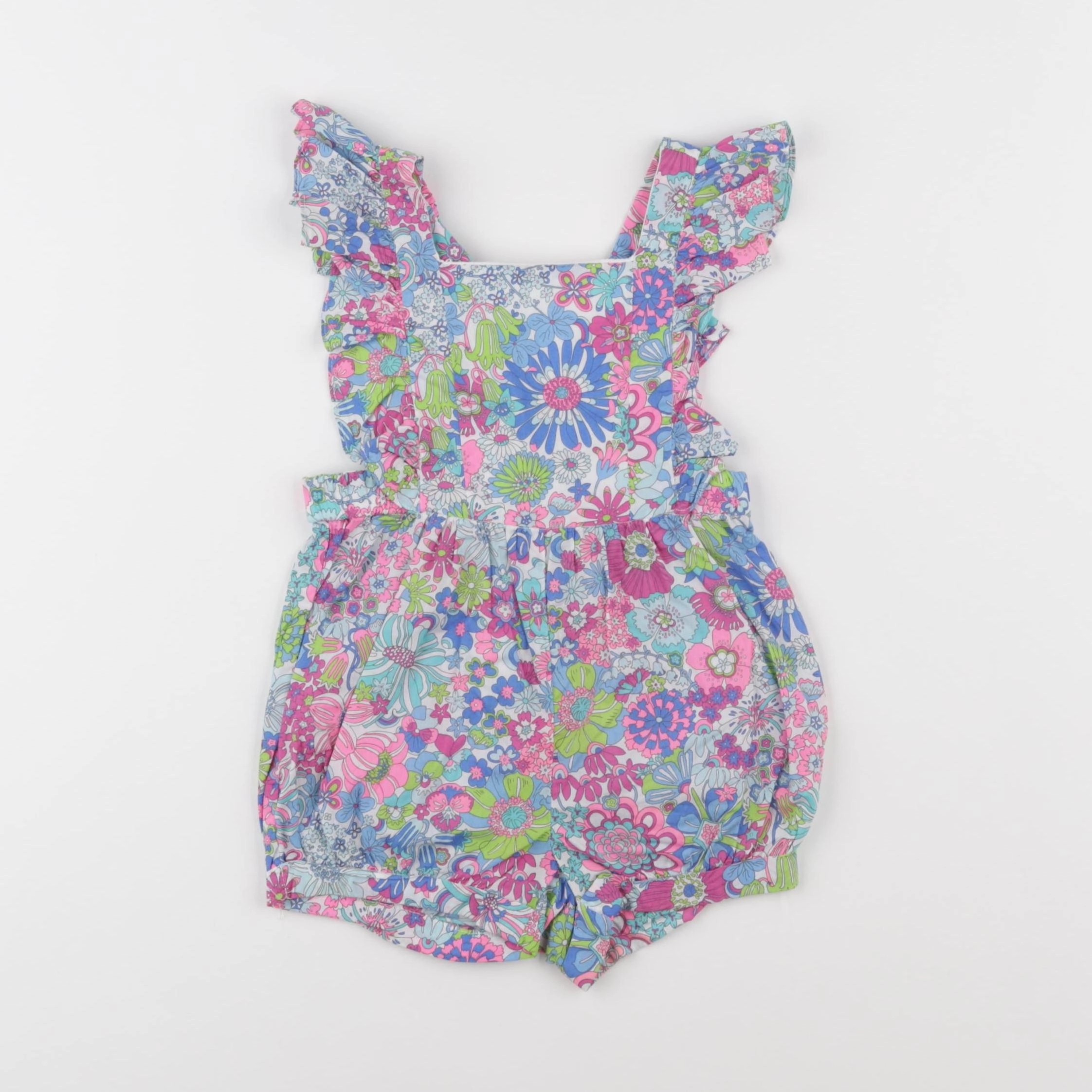 Jacadi - combinaison liberty multicolore - 24 mois