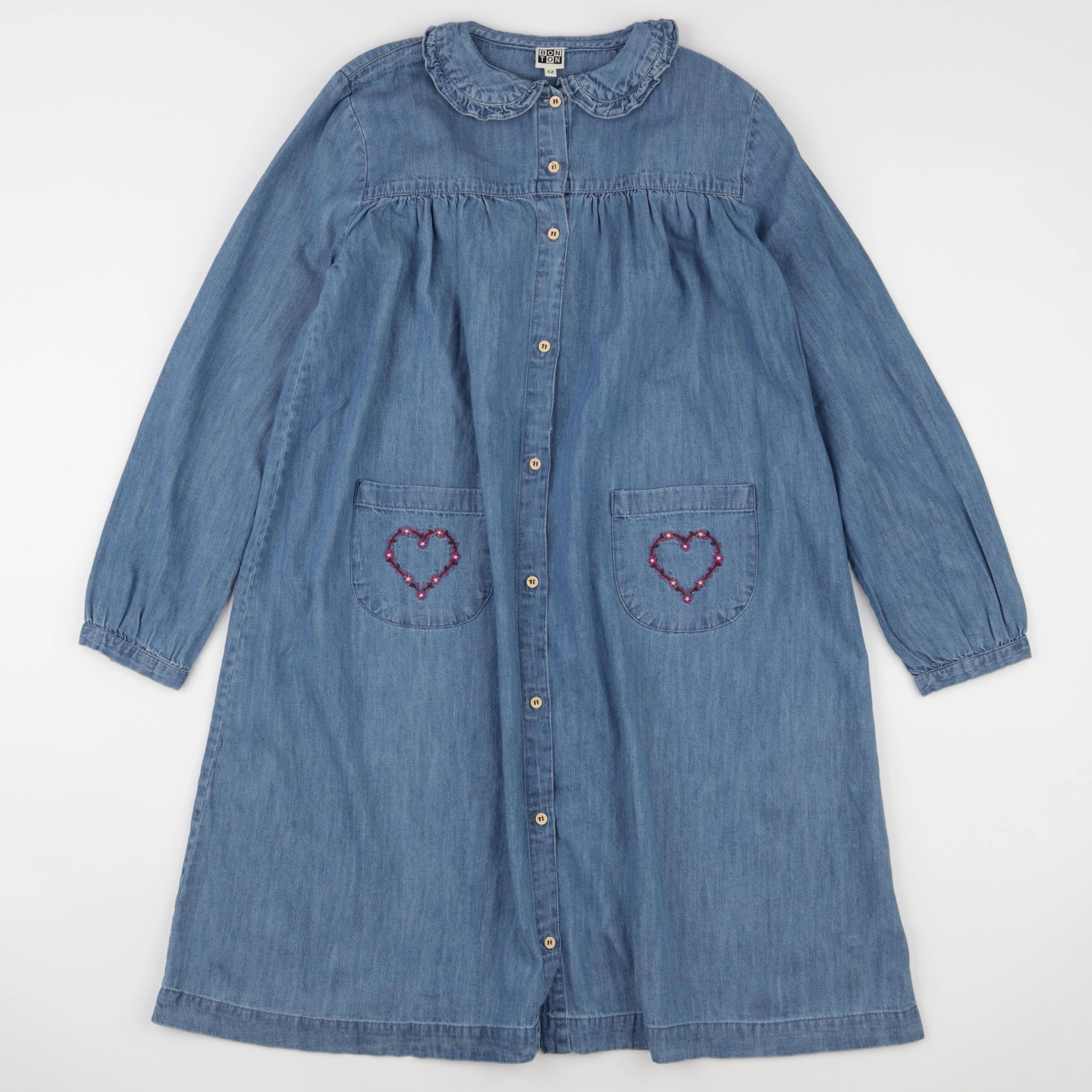 Bonton - robe bleu - 12 ans