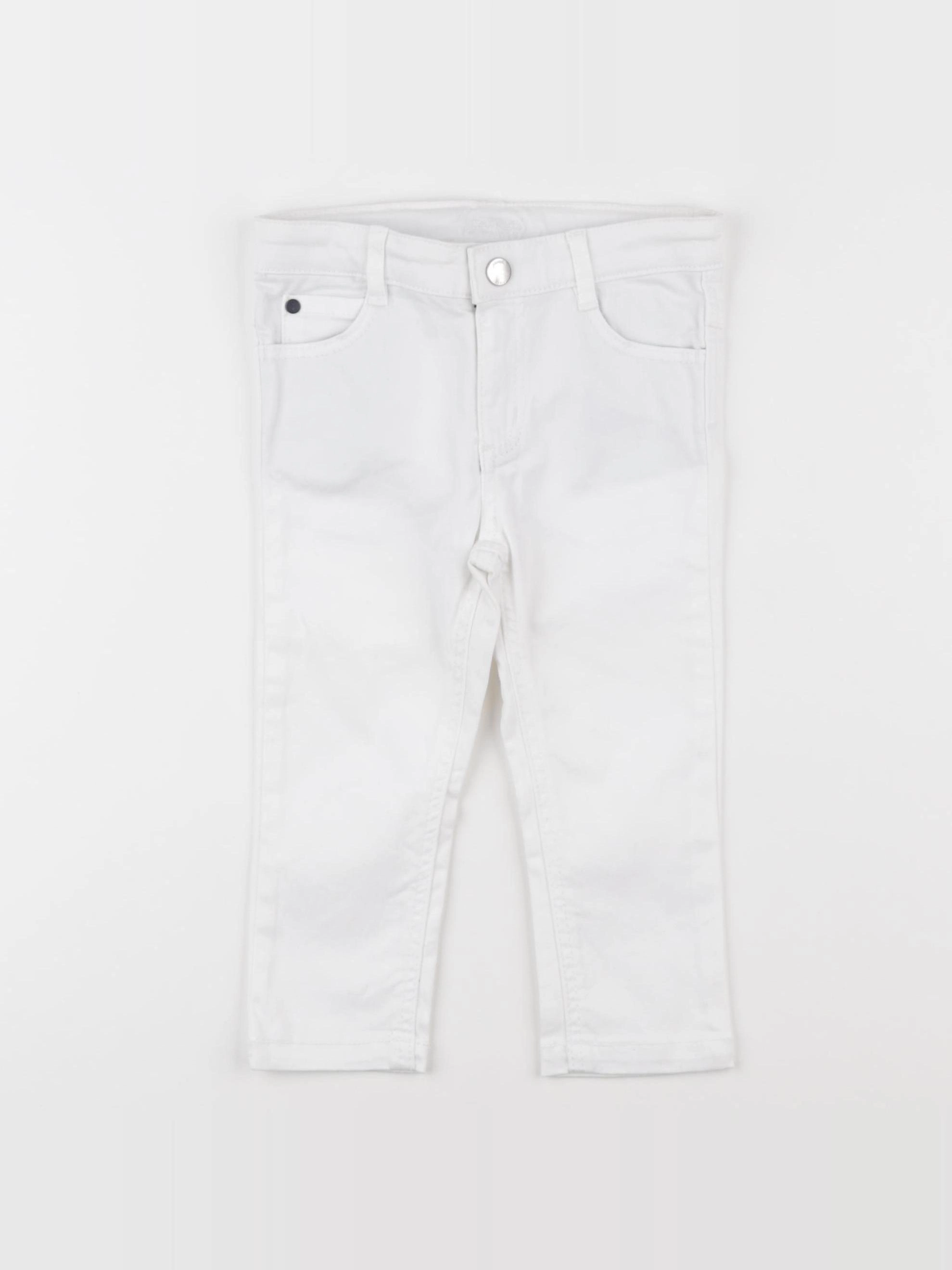 Jacadi - pantalon blanc - 18 mois