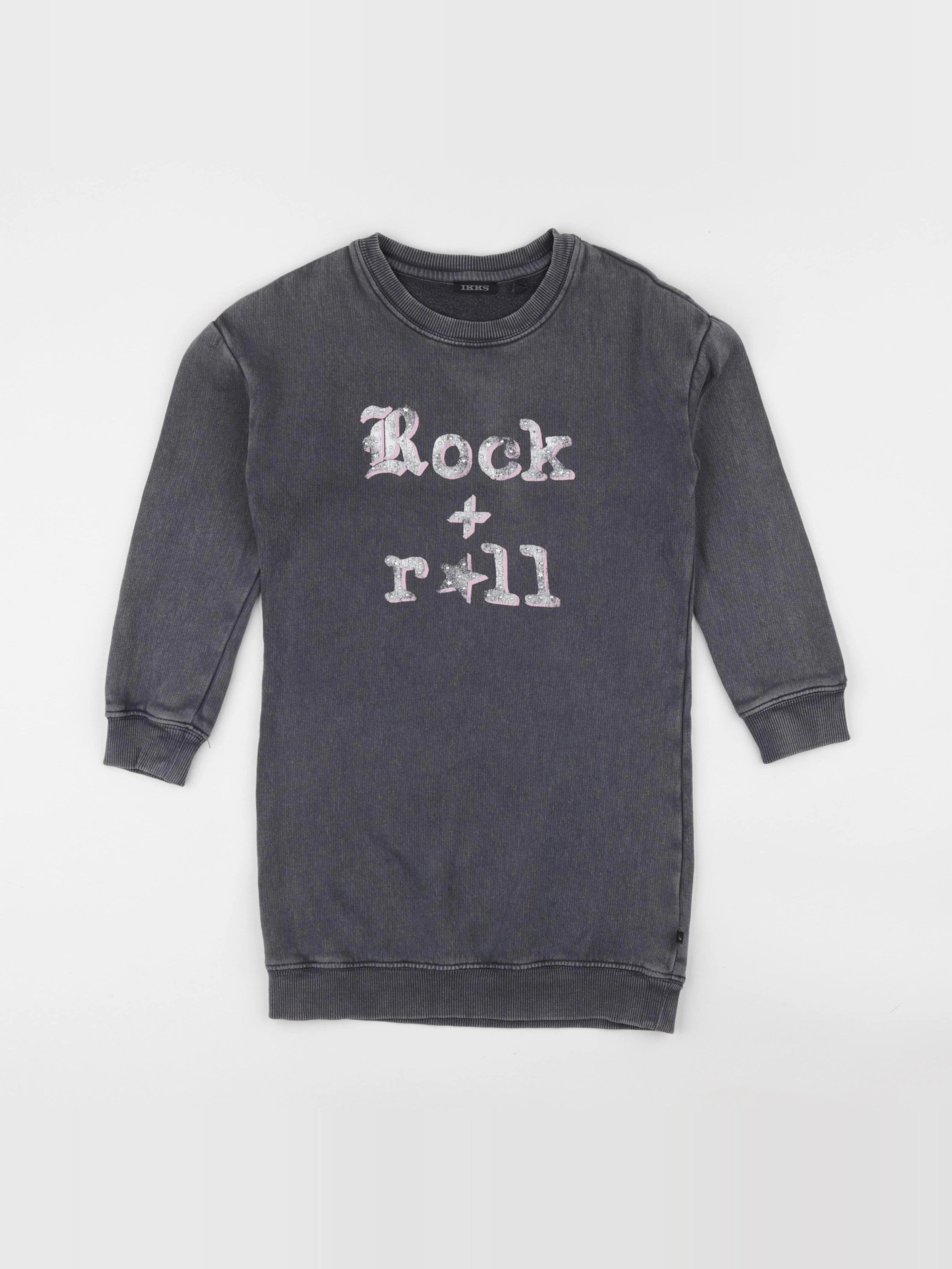 IKKS - robe gris - 6 ans