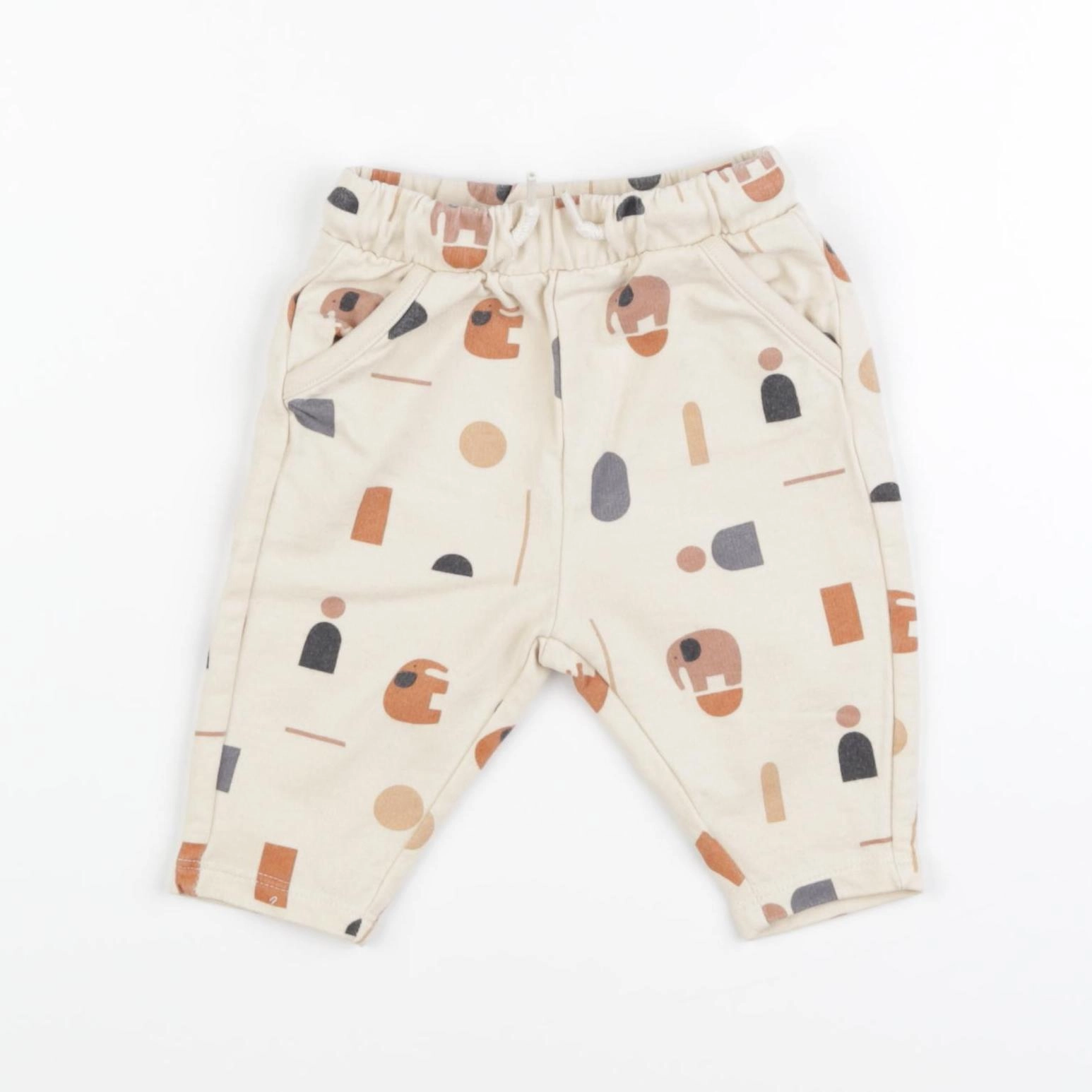 Vertbaudet - jogging beige - 3 mois