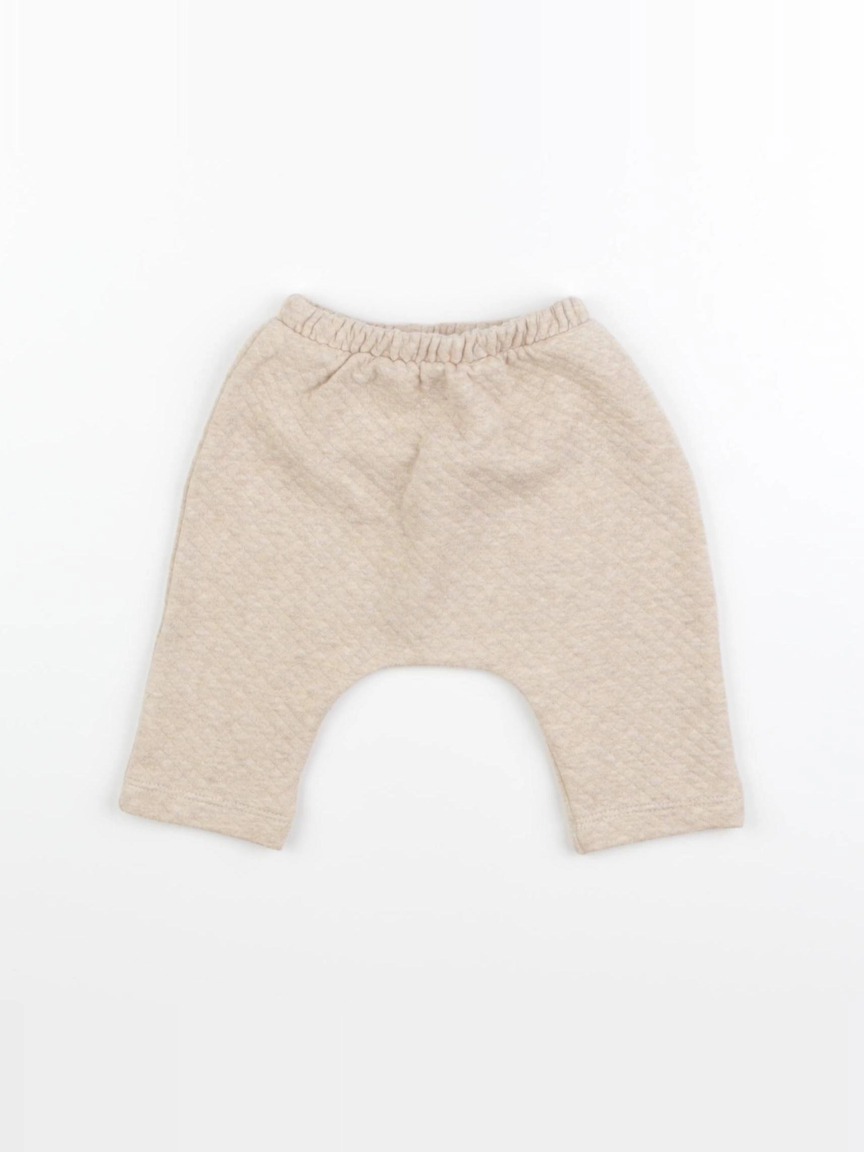 Vertbaudet - pantalon marron - 3 mois