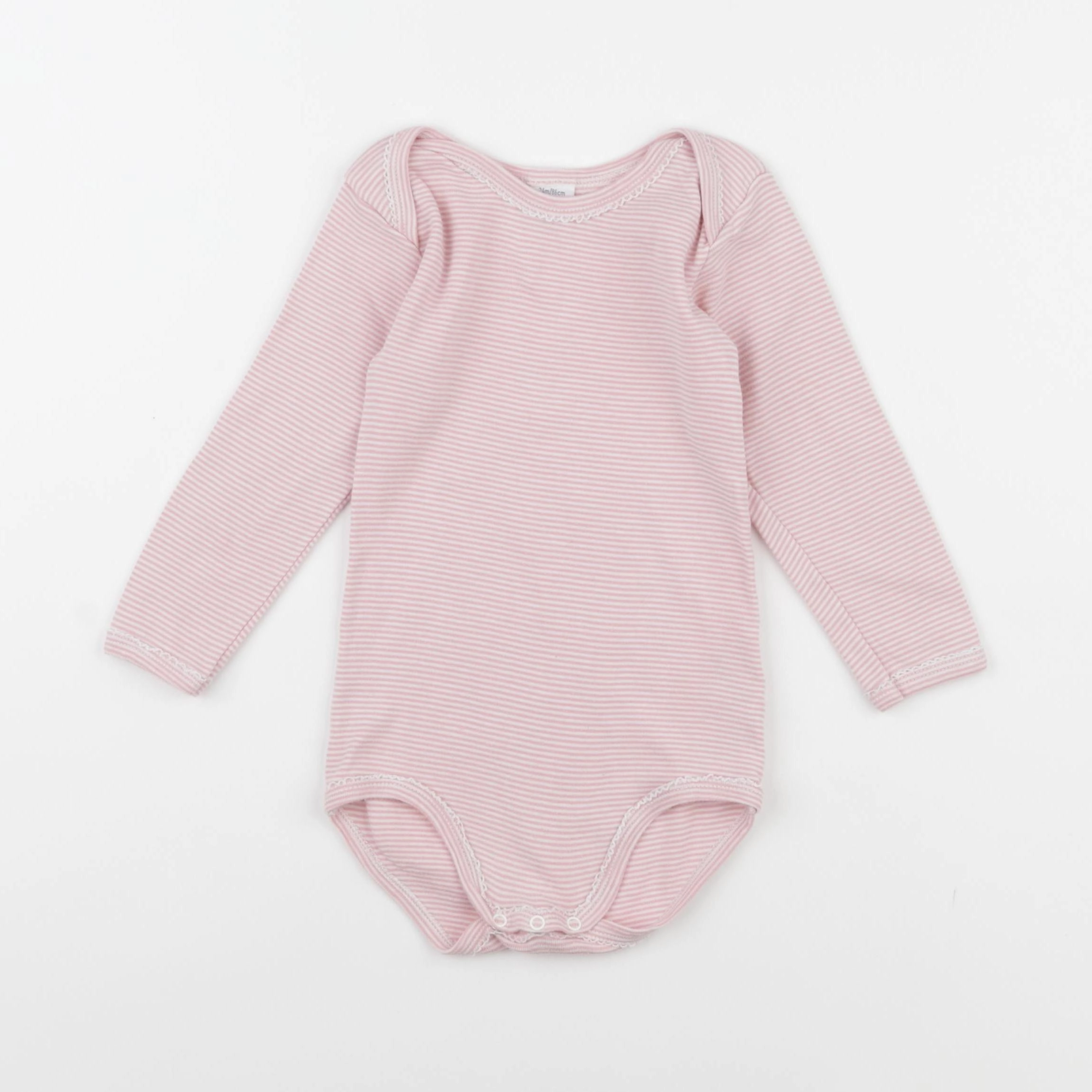 Petit Bateau - body rose - 36 mois