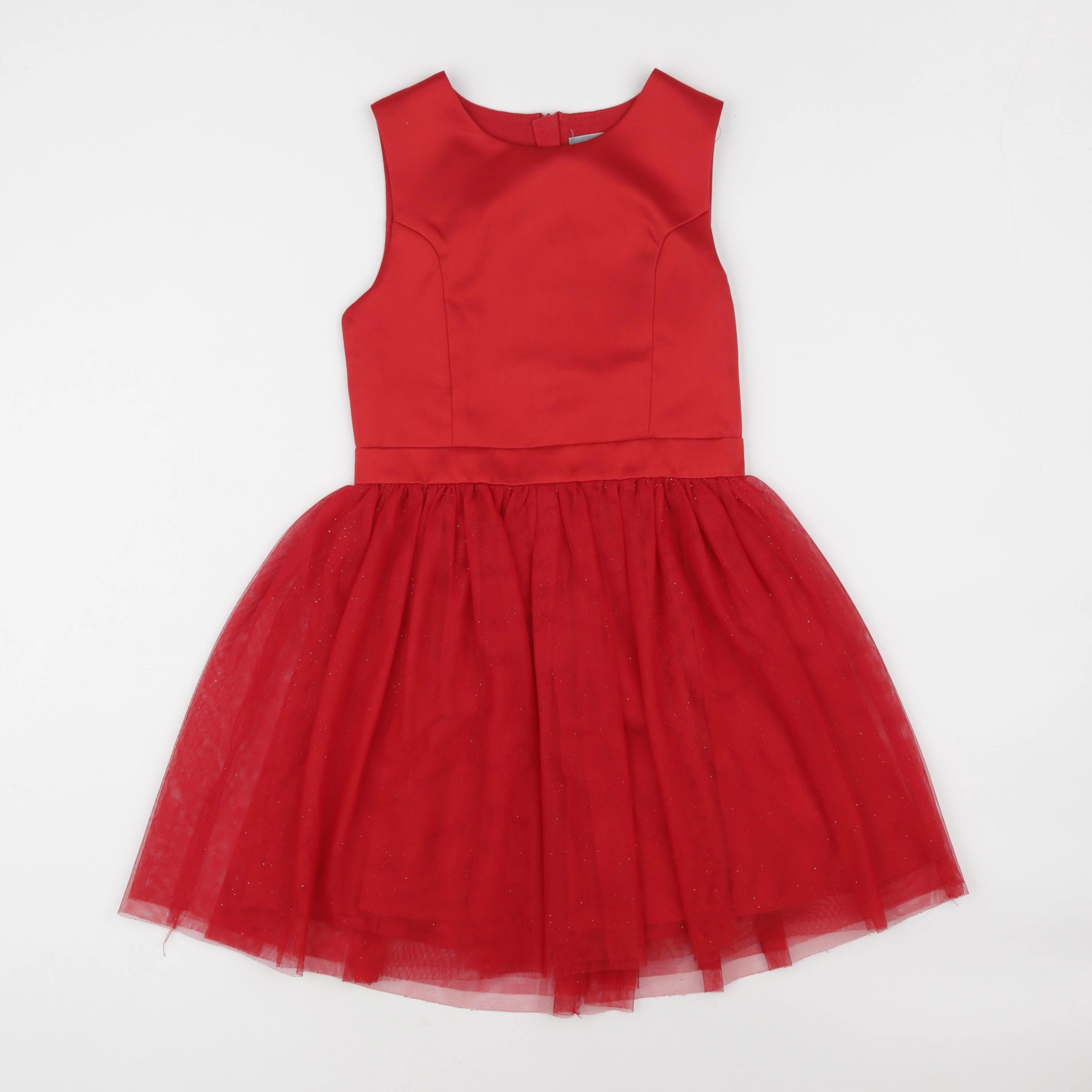 Vertbaudet - robe rouge - 9 ans