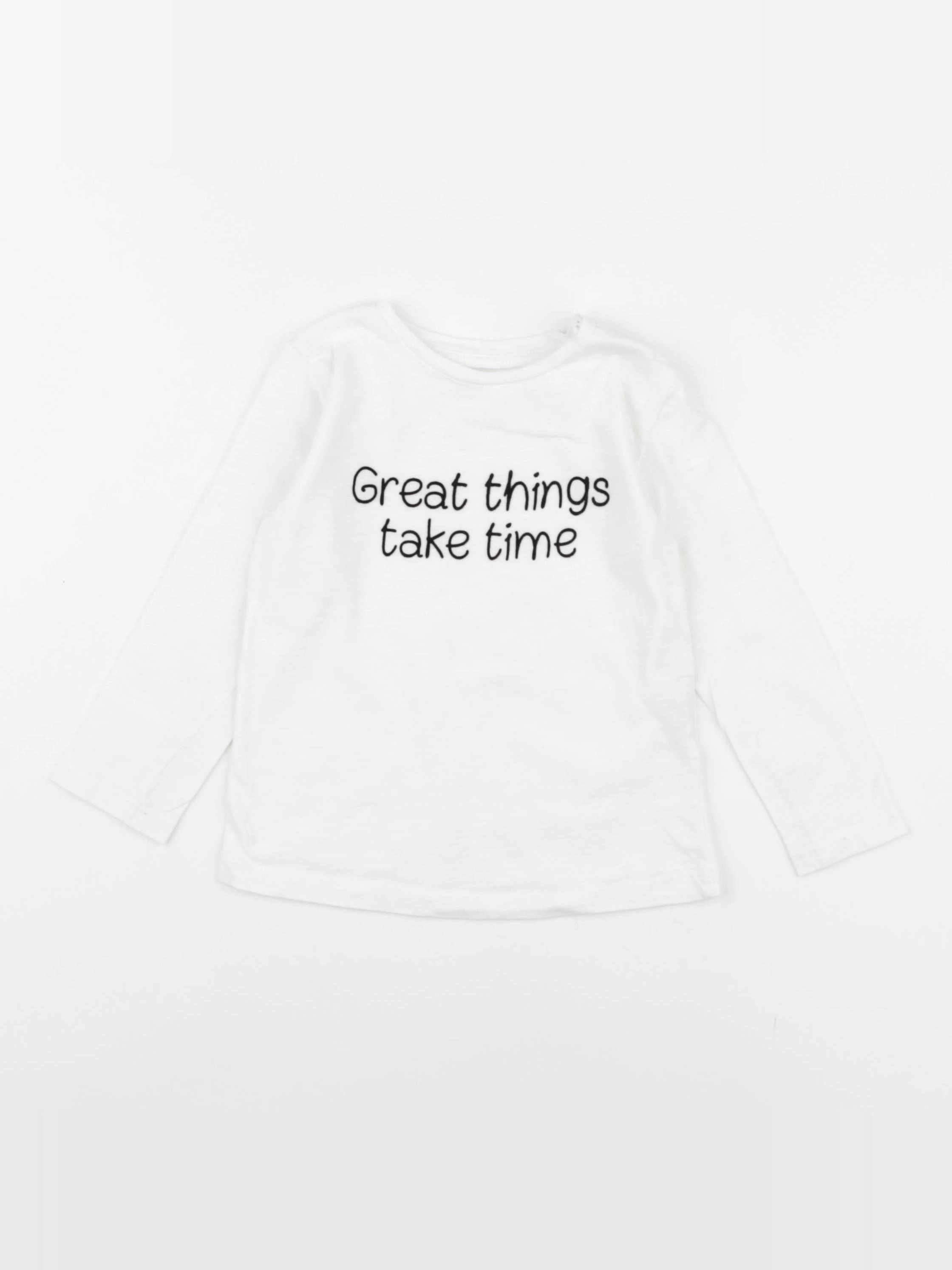 Boutchou - tee-shirt blanc - 24 mois