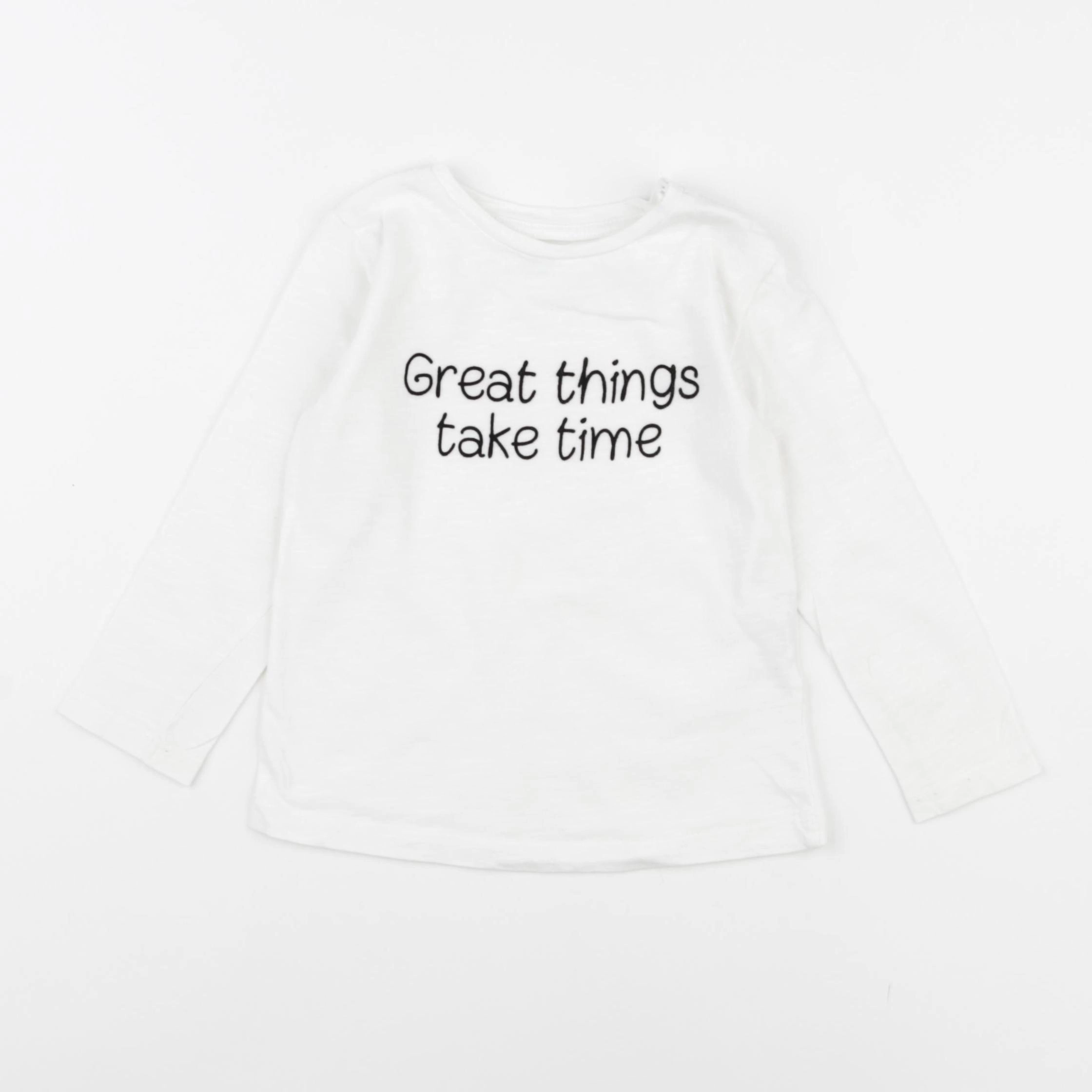 Boutchou - tee-shirt blanc - 24 mois