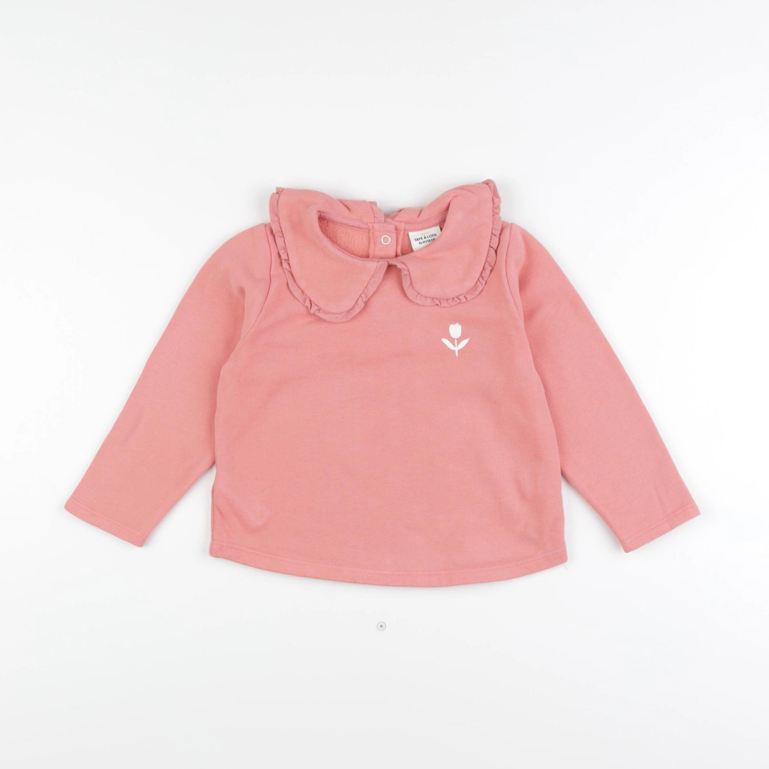 Tape à l'oeil - sweat rose - 36 mois