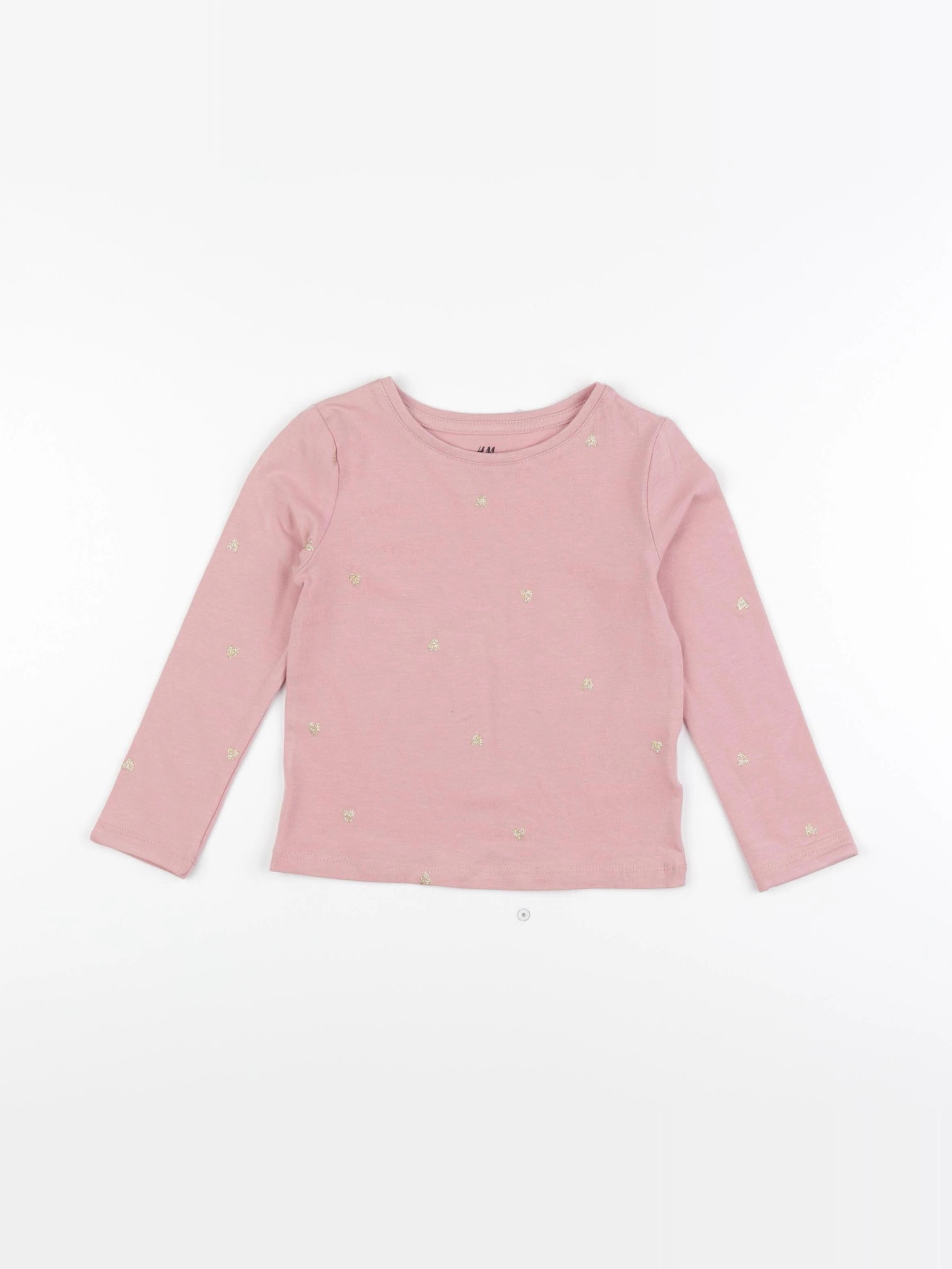 H&M - tee-shirt rose - 18/24 mois