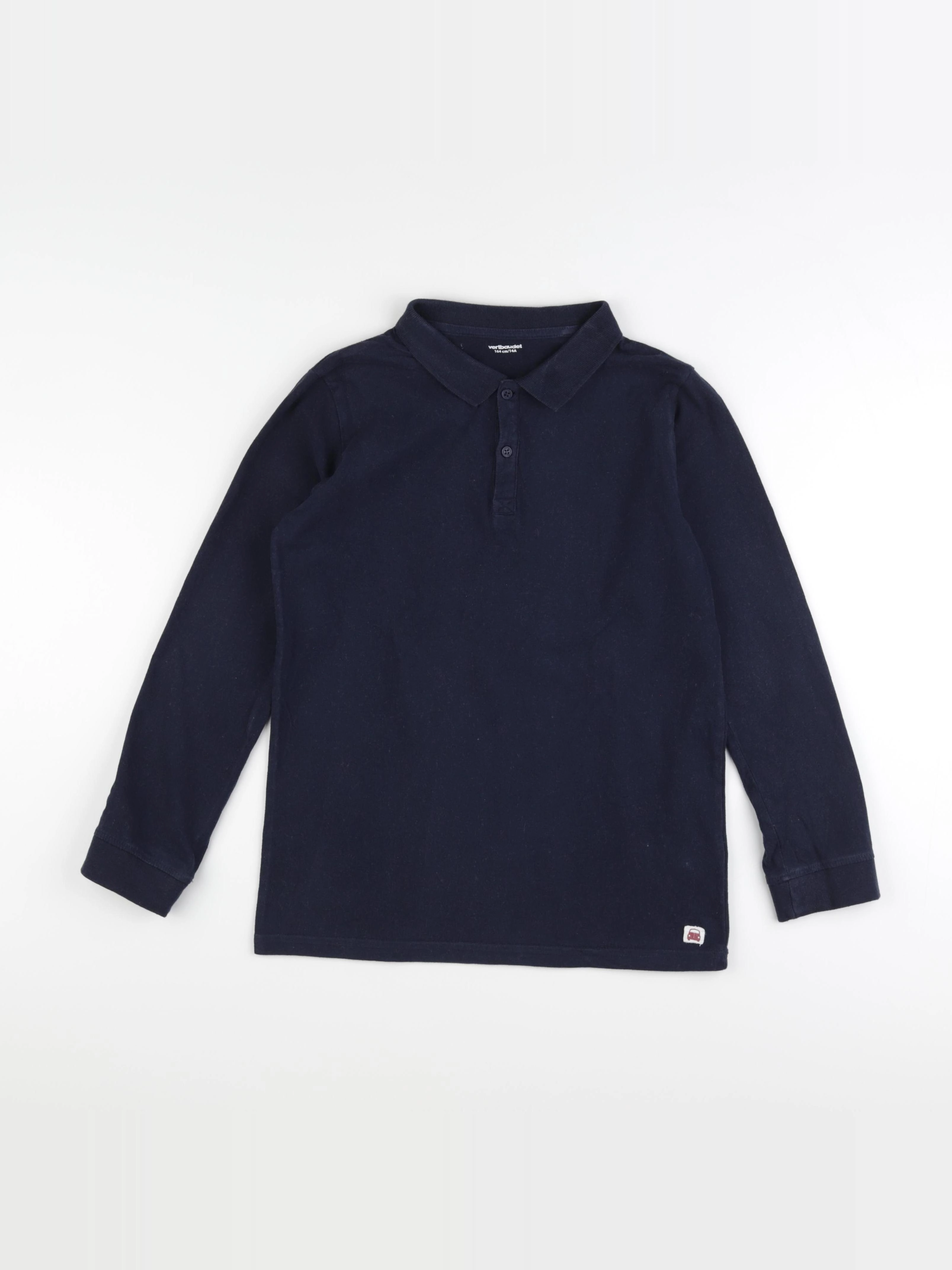 Vertbaudet - polo bleu - 14 ans