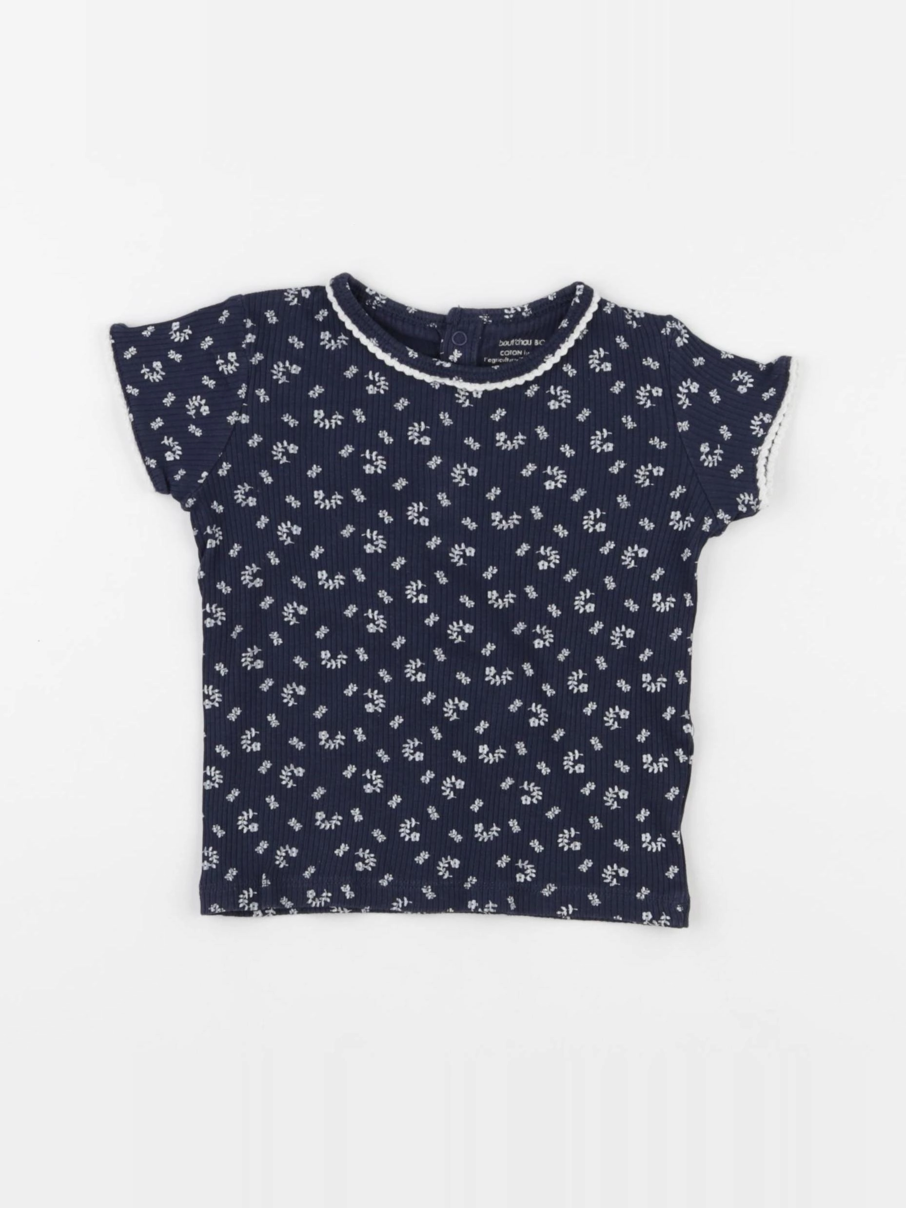 Boutchou - tee-shirt bleu - 24 mois