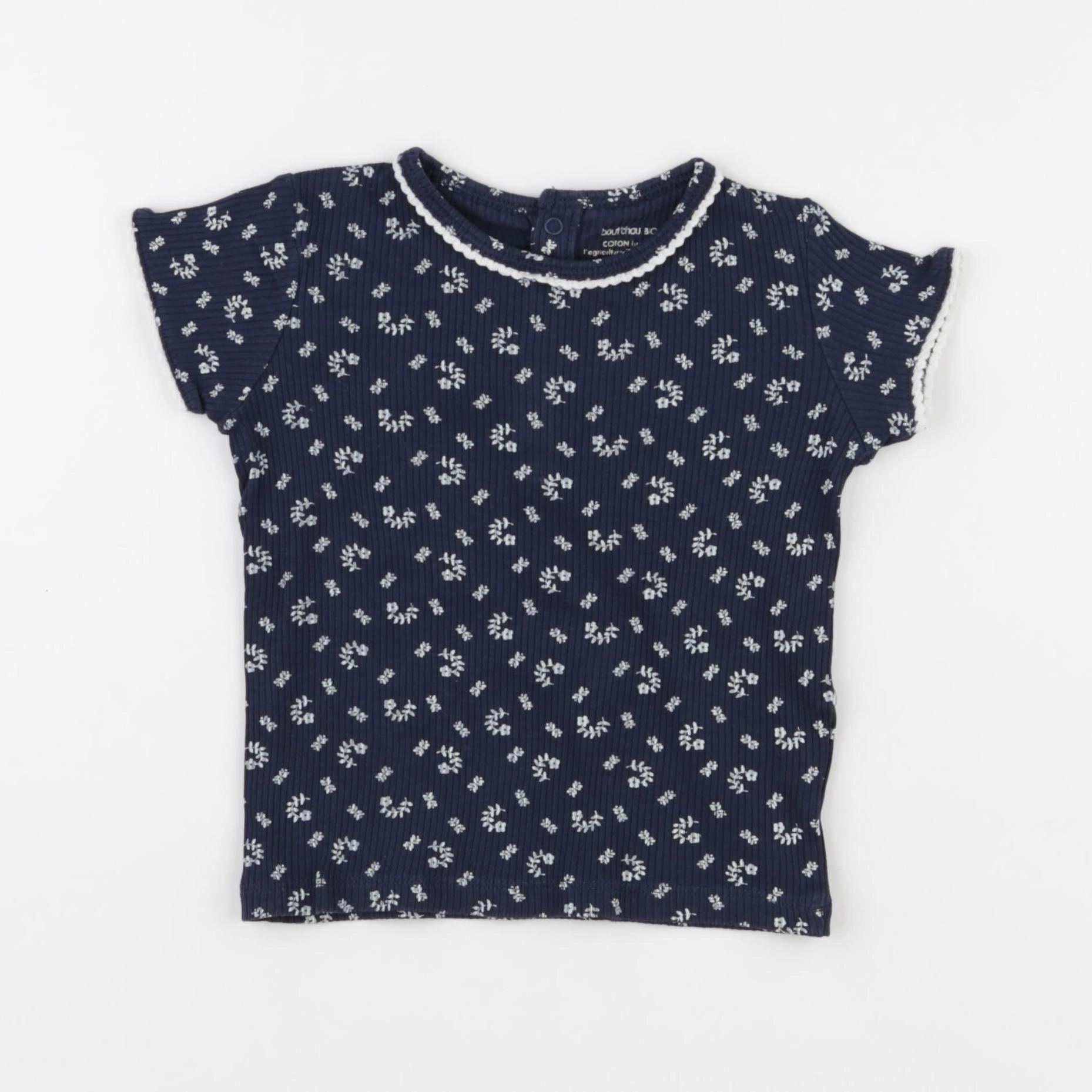 Boutchou - tee-shirt bleu - 24 mois
