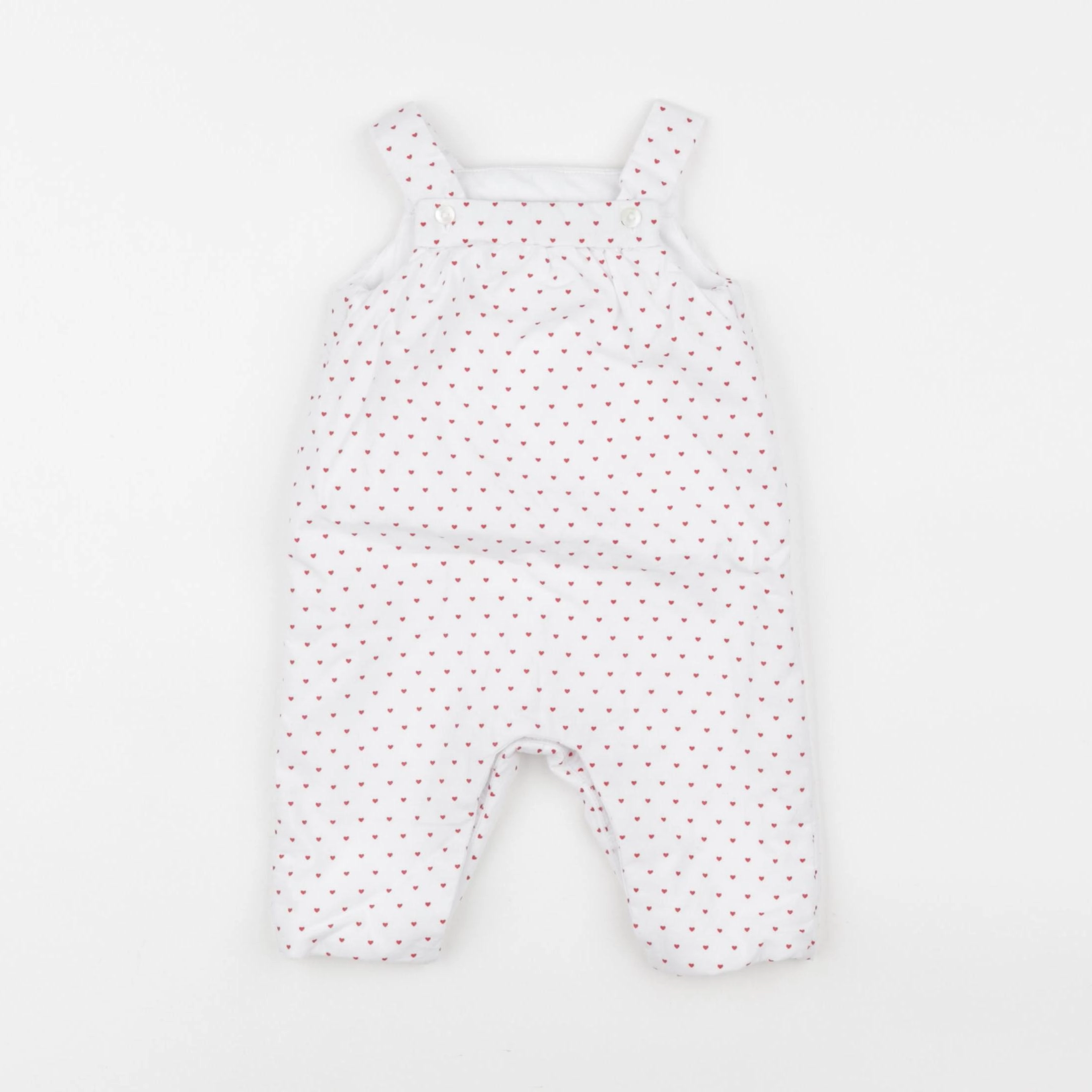 Jacadi - combinaison blanc, rouge - 3 mois